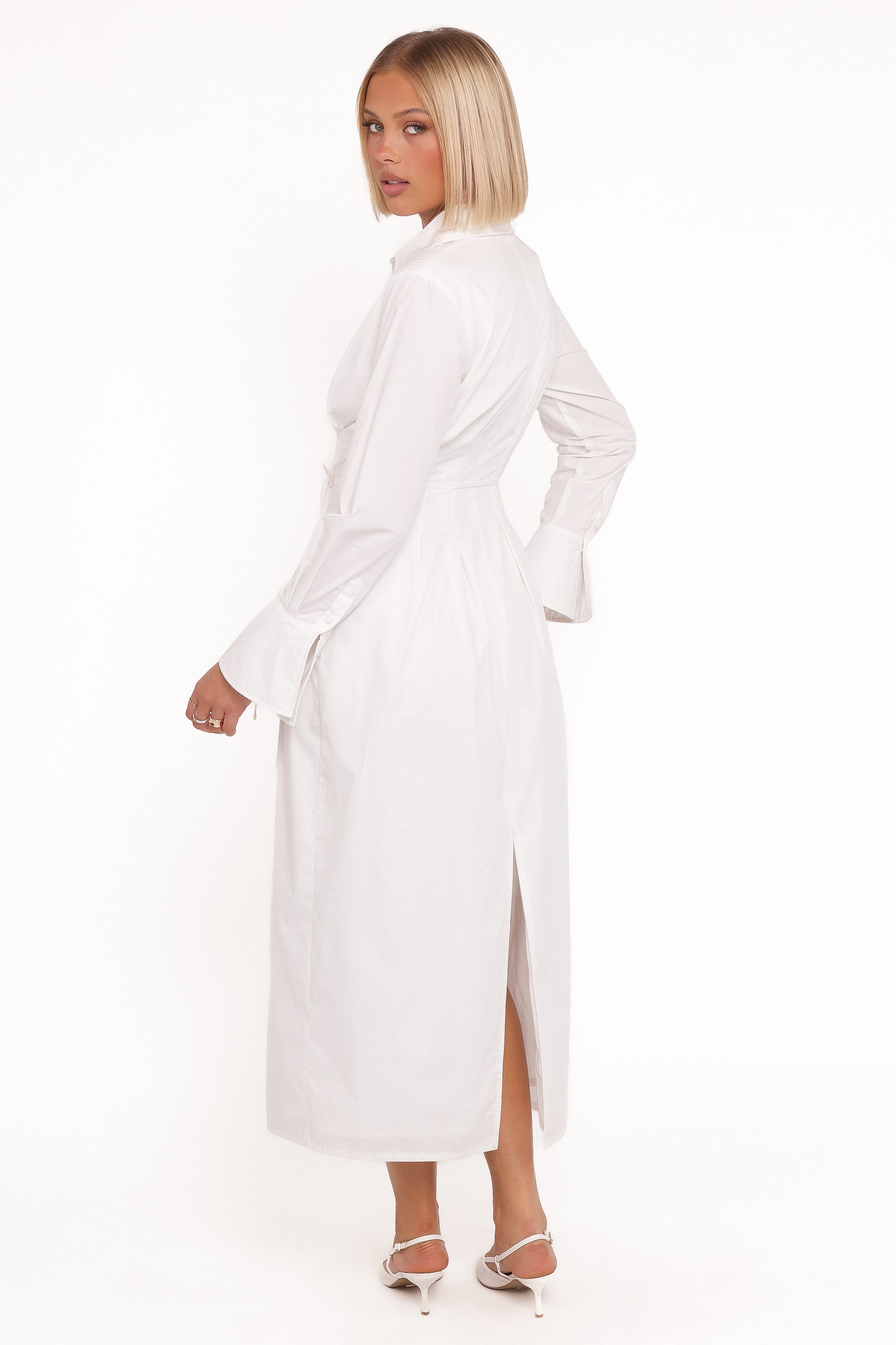 Alexander Shirt Dress - Ivory | Petal & Pup USA Alexander Shirt Dress - Ivory | Petal & Pup USA