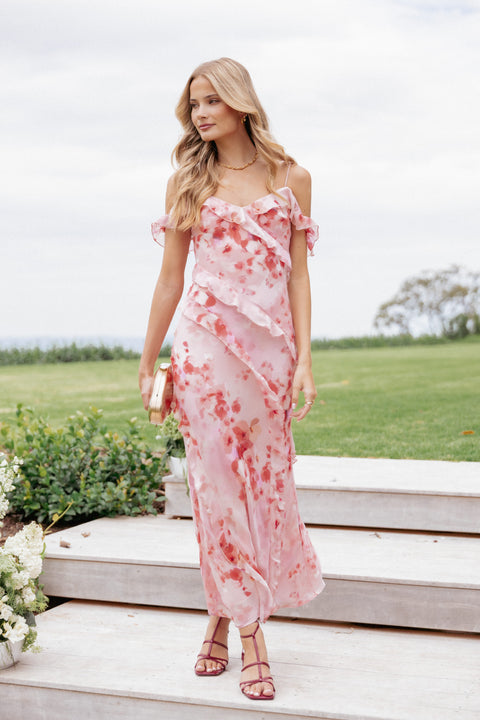 Petal and Pup Women's Alexia Off Shoulder Maxi Dress
