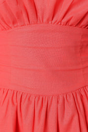 Petal and Pup USA DRESSES Alfie Mini Dress - Coral Red