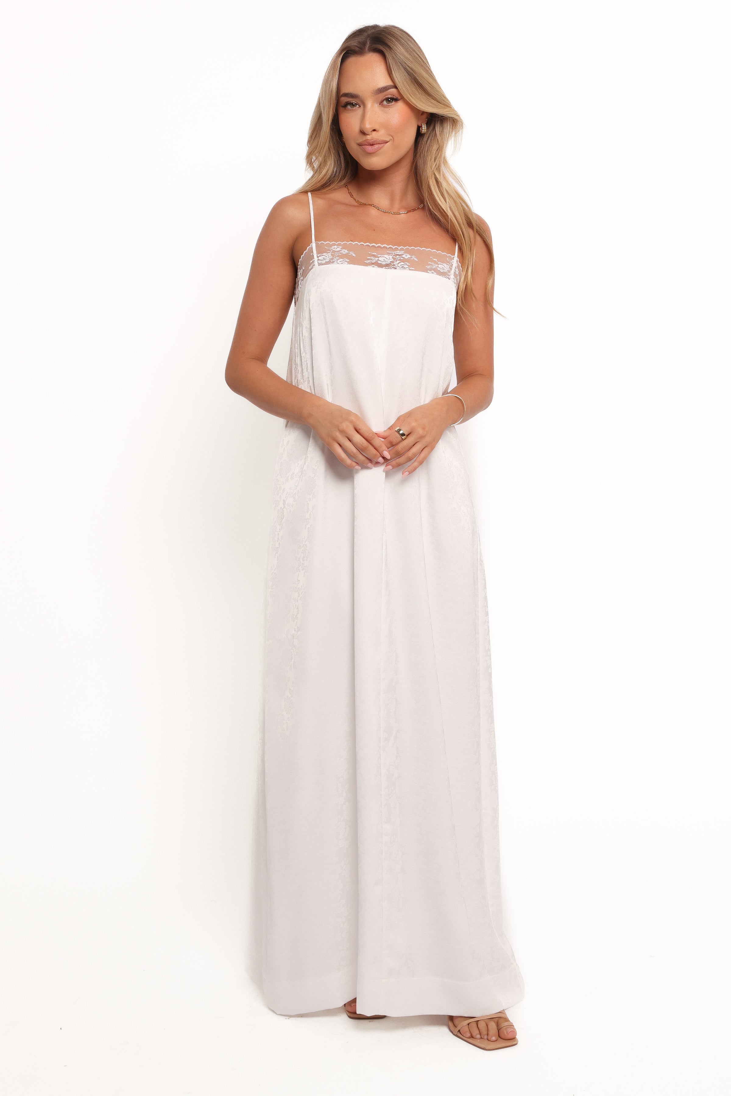 Petal and Pup USA DRESSES Alisha Maxi Dress - White