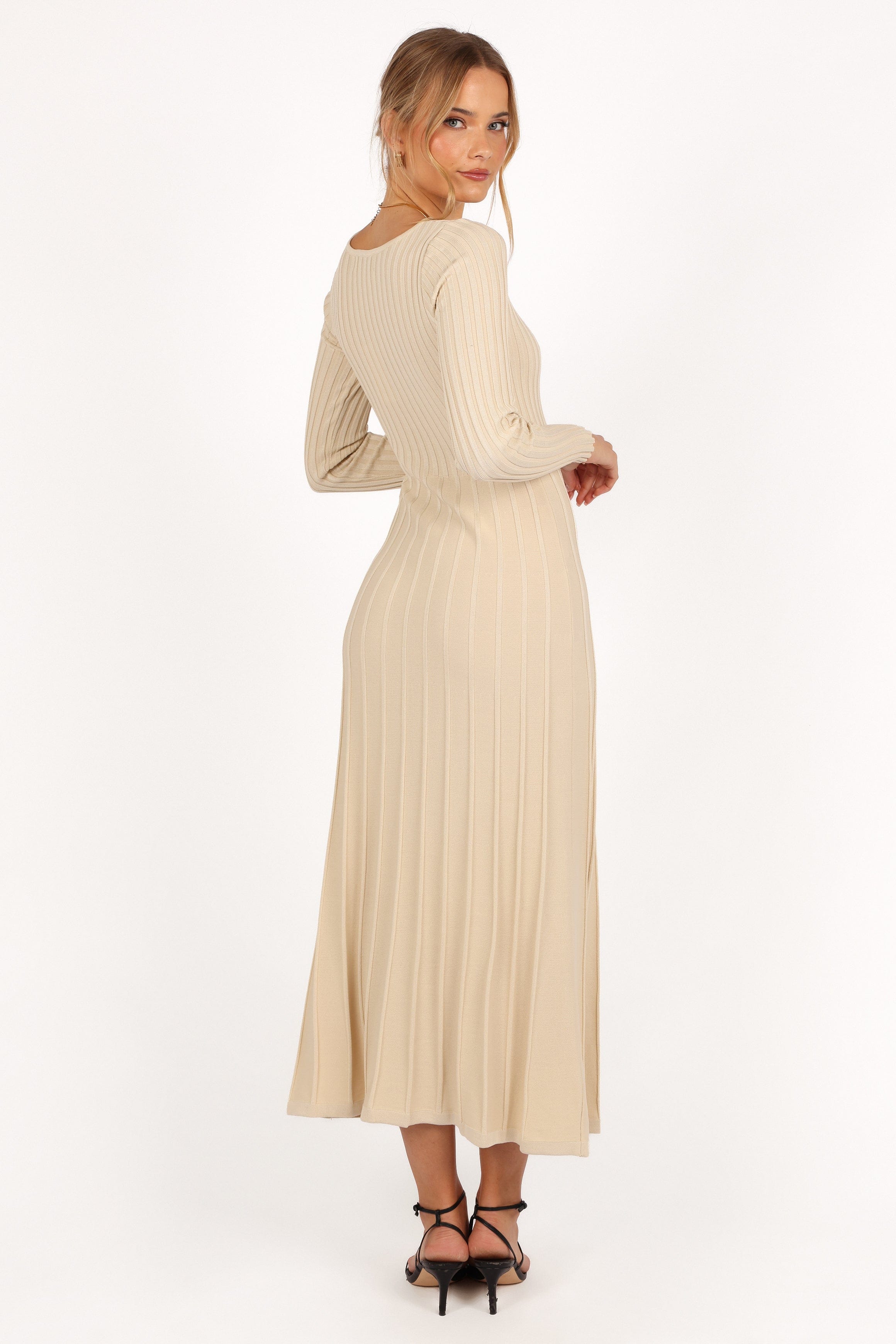 Alison Long Sleeve Maxi Dress - Cream | Petal & Pup USA Alison Long Sleeve Maxi Dress - Cream | Petal & Pup USA