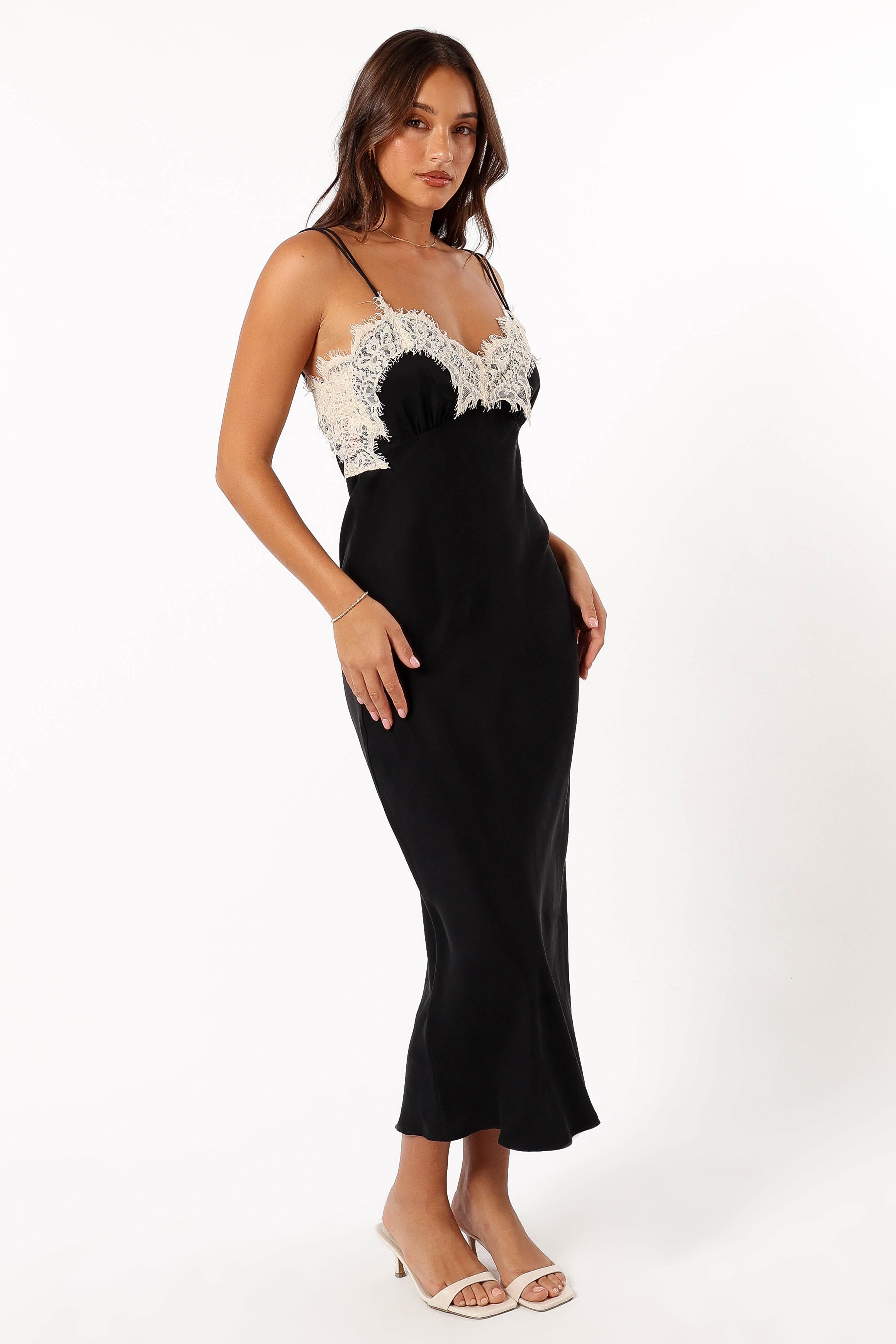 Petal and Pup USA DRESSES Alita Midi Dress - Black