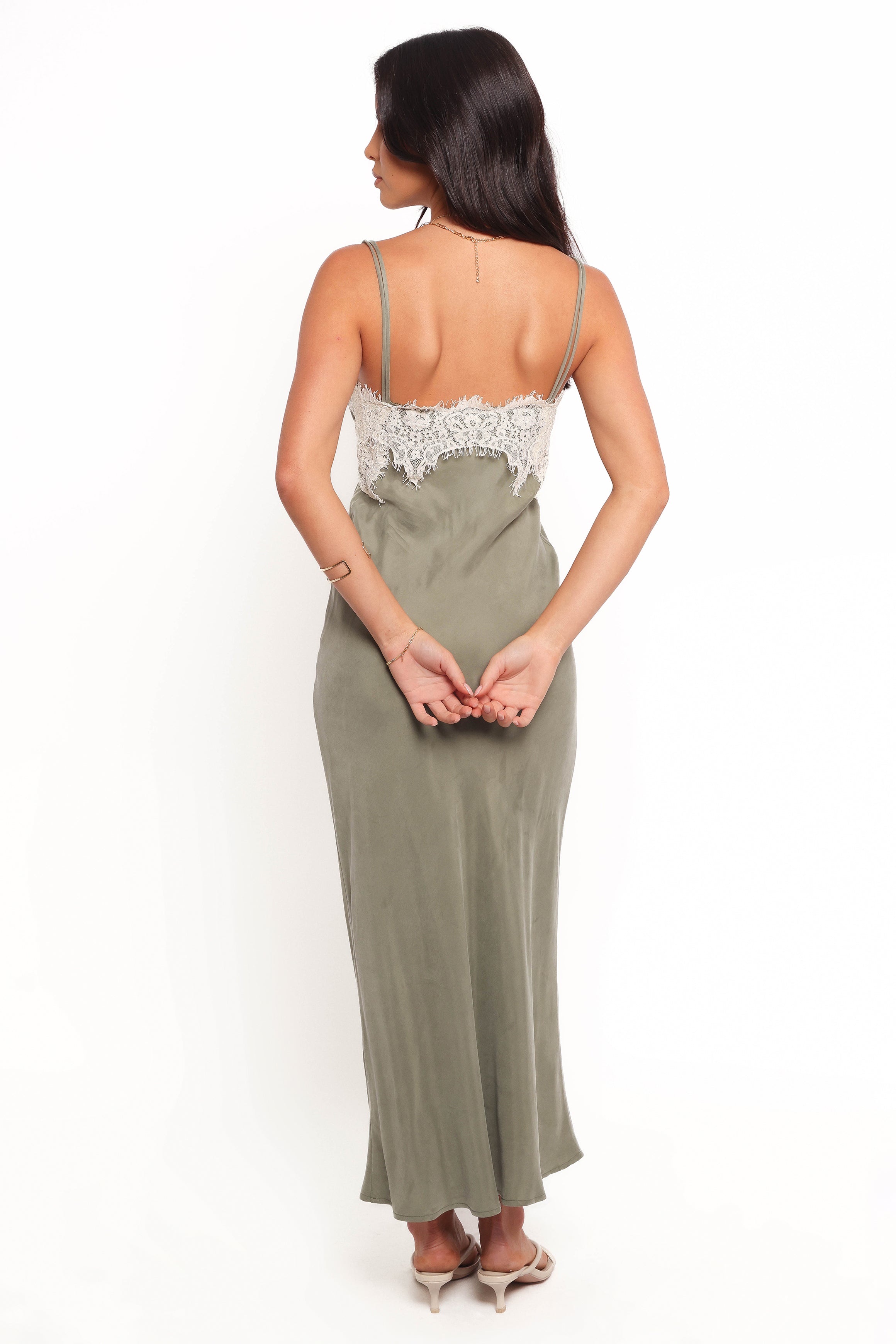 Petal and Pup USA DRESSES Alita Midi Dress - Olive