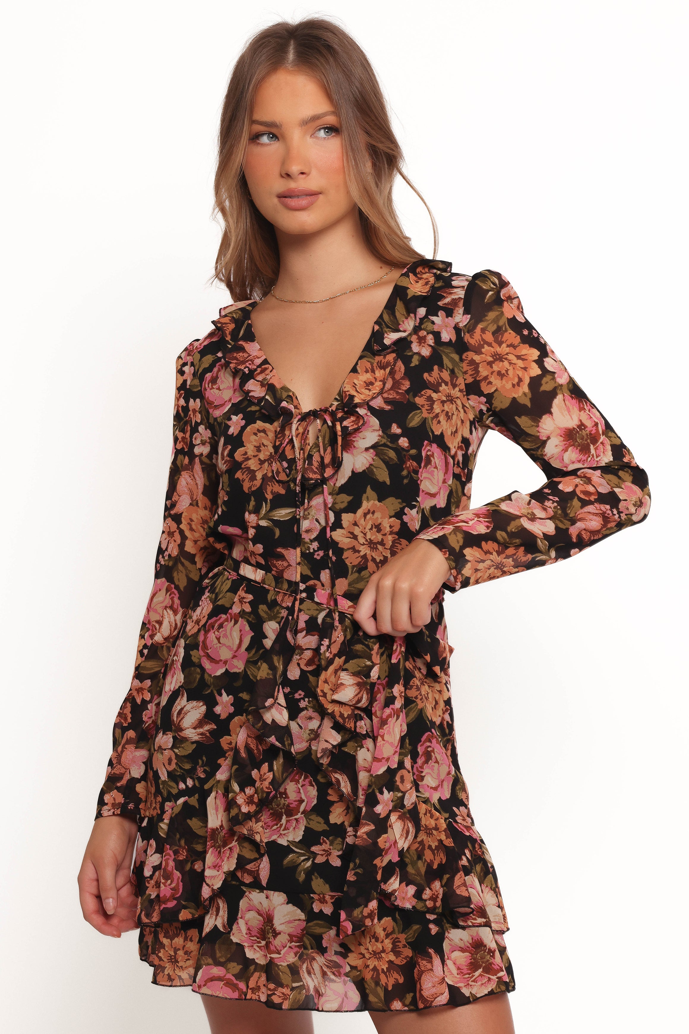 Petal and Pup USA DRESSES Alyssia Mini Dress - Floral