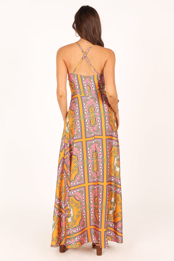 Petal and Pup USA DRESSES Amara Maxi Dress - Tangerine