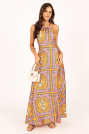 Petal and Pup USA DRESSES Amara Maxi Dress - Tangerine