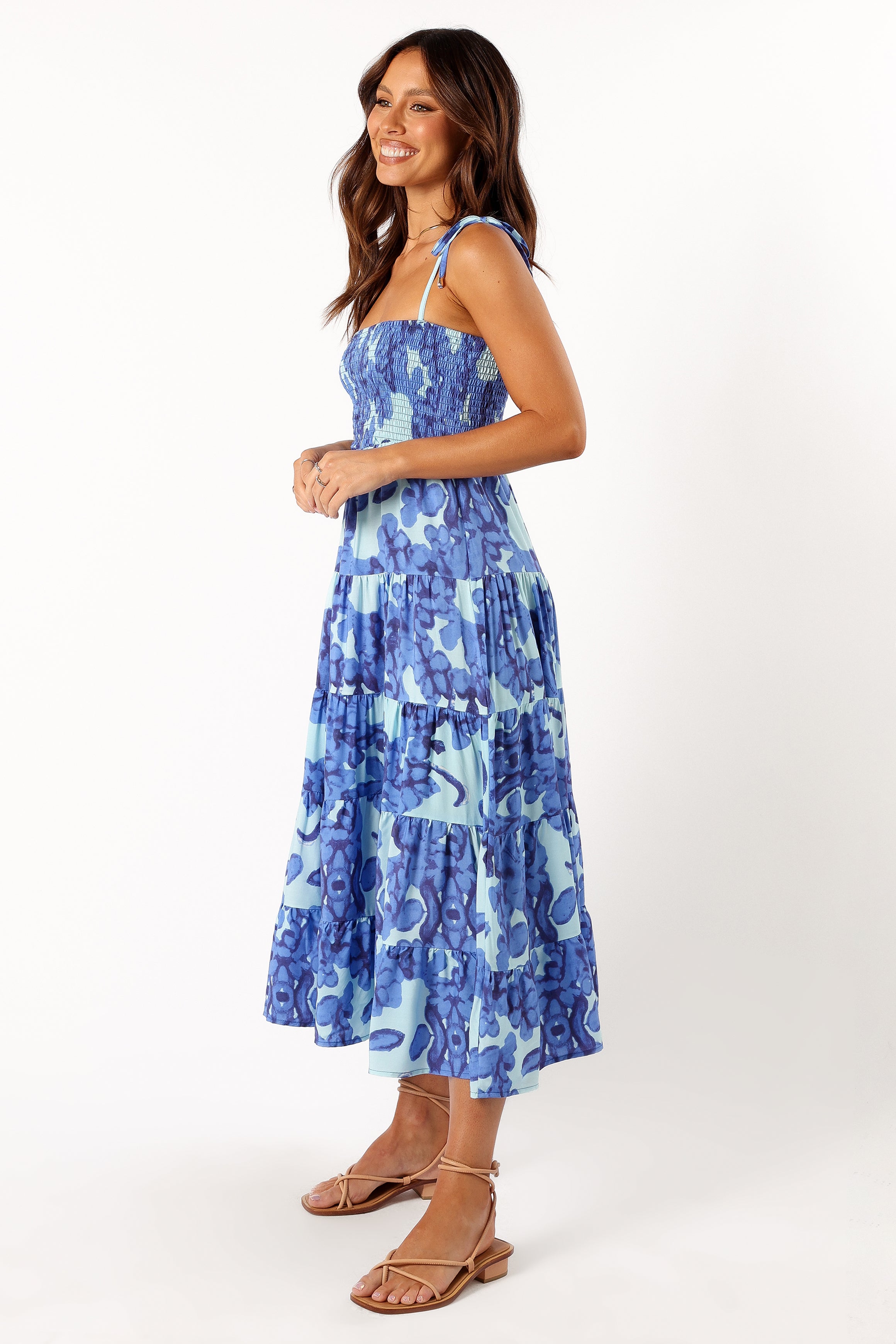 Amarie Midi Dress - Blue | Petal & Pup USA