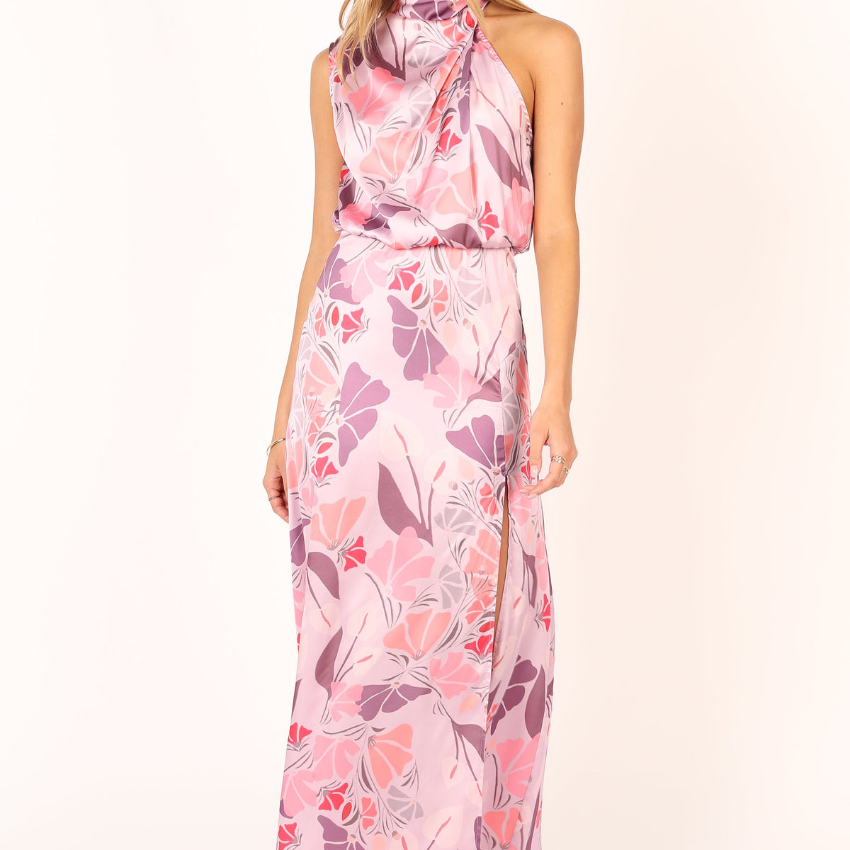 Petal and Pup Womens Amelia Halterneck Maxi Dress