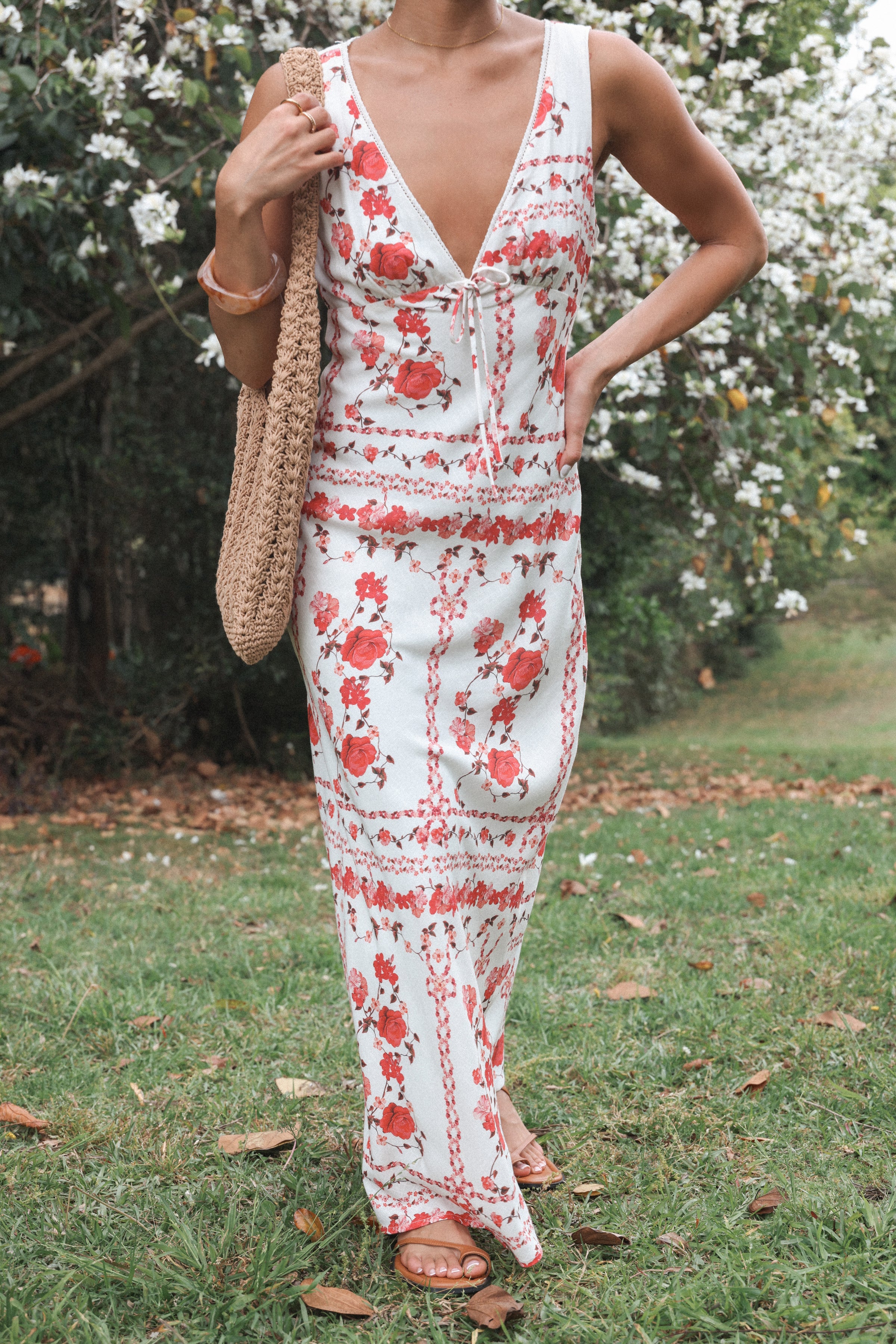 Amore Bias Cut Maxi Dress - Red Rose | Petal & Pup USA Amore Bias Cut Maxi Dress - Red Rose | Petal & Pup USA