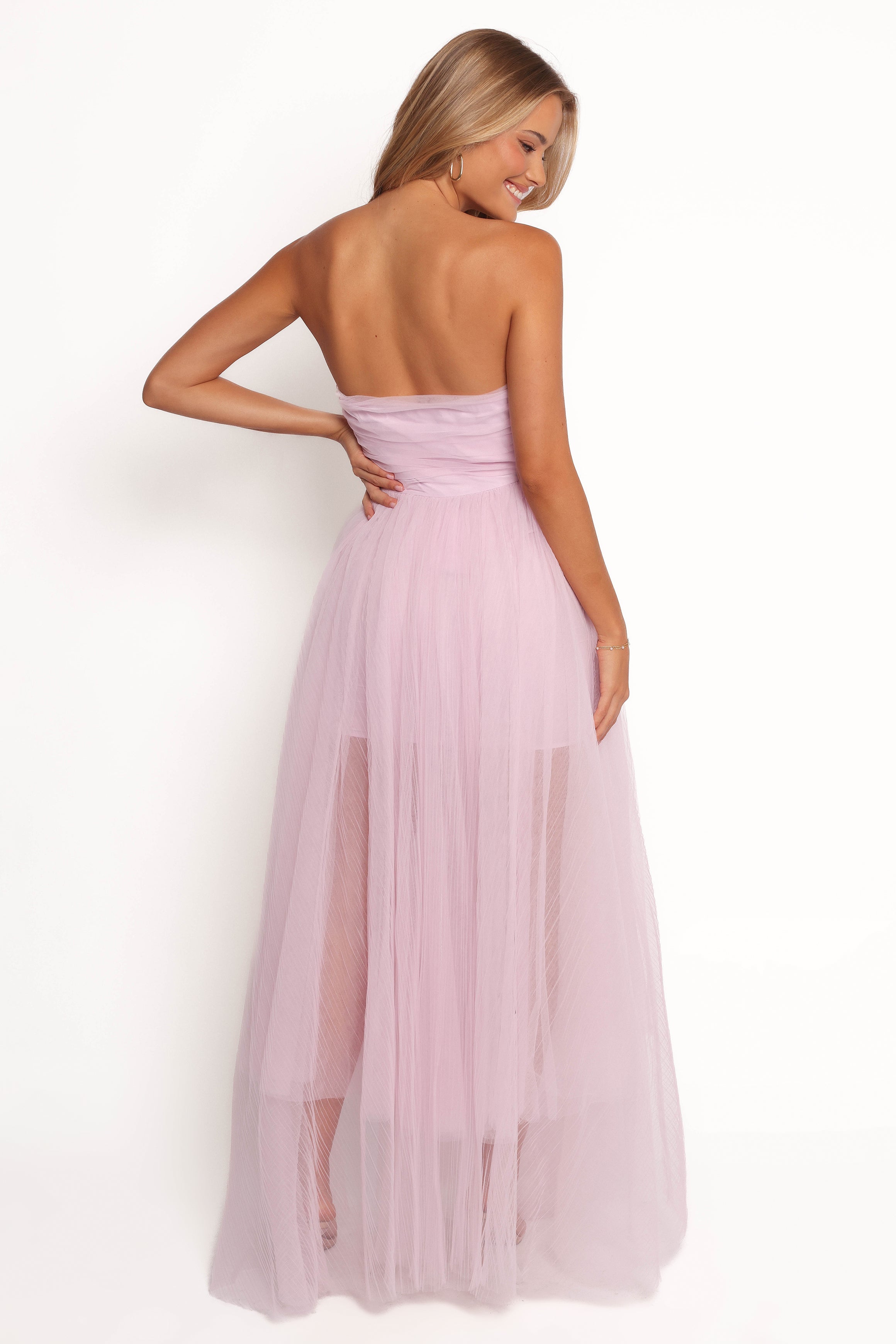 Petal and Pup Women's Anabella Strapless Maxi Dress - Pale Pink M