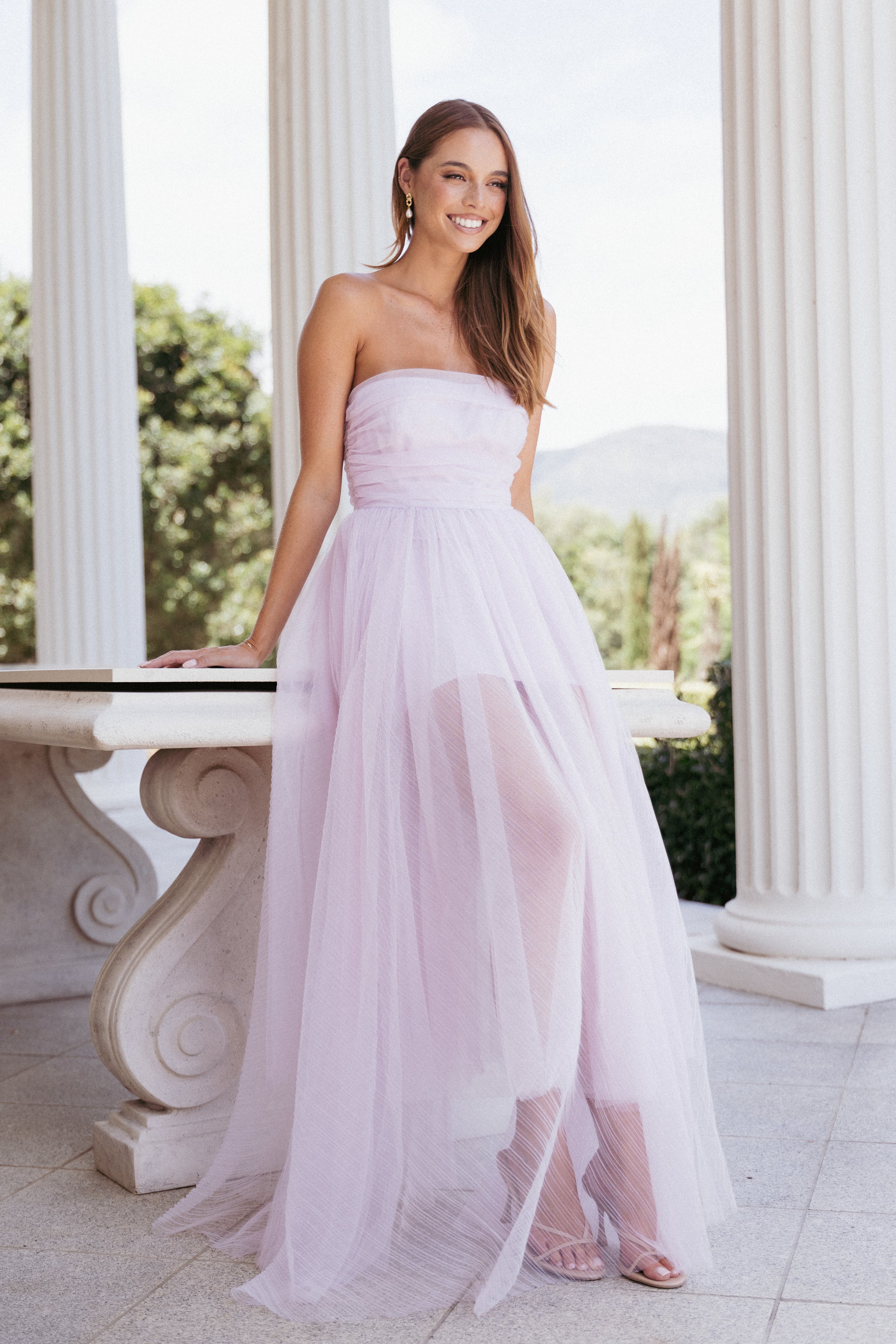 chinese dress ladies Petal and Pup Women's Anabella Strapless Maxi Dress