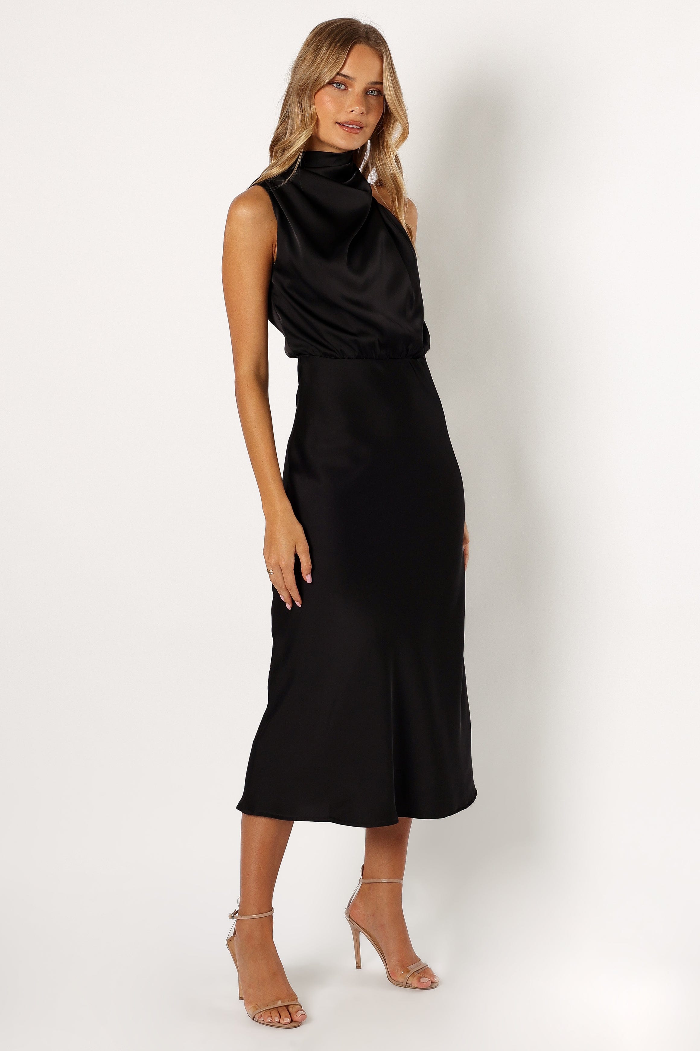 Anabelle Halter Neck Midi Dress