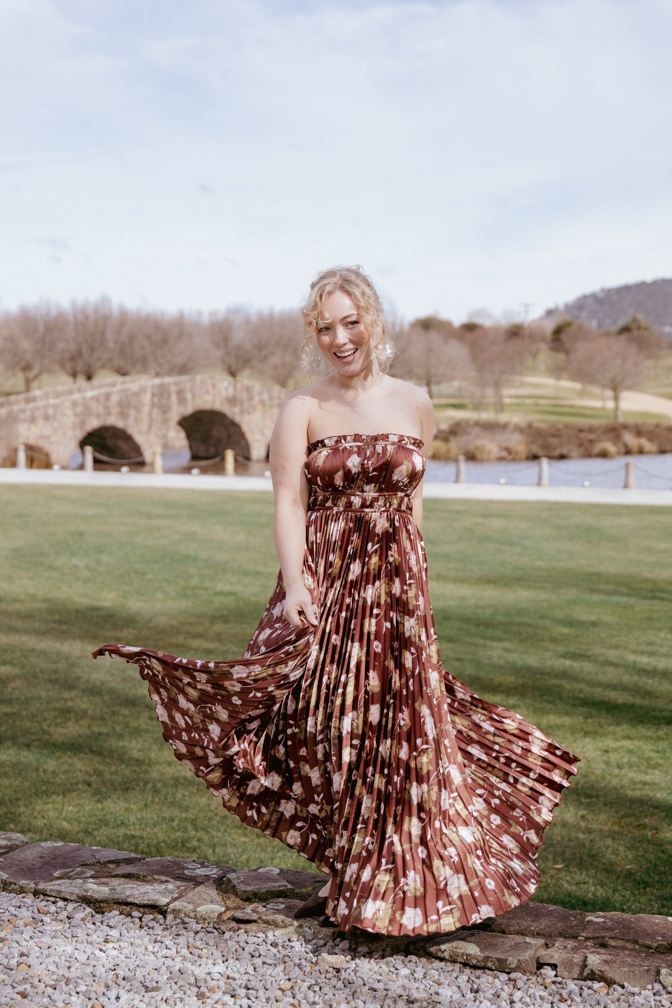 Angelique Strapless Maxi Dress