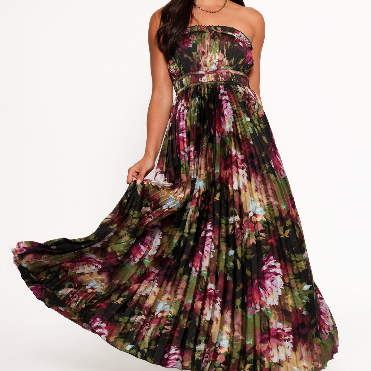 chinese dress ladies Coral Sea Maxi Dress - Floral