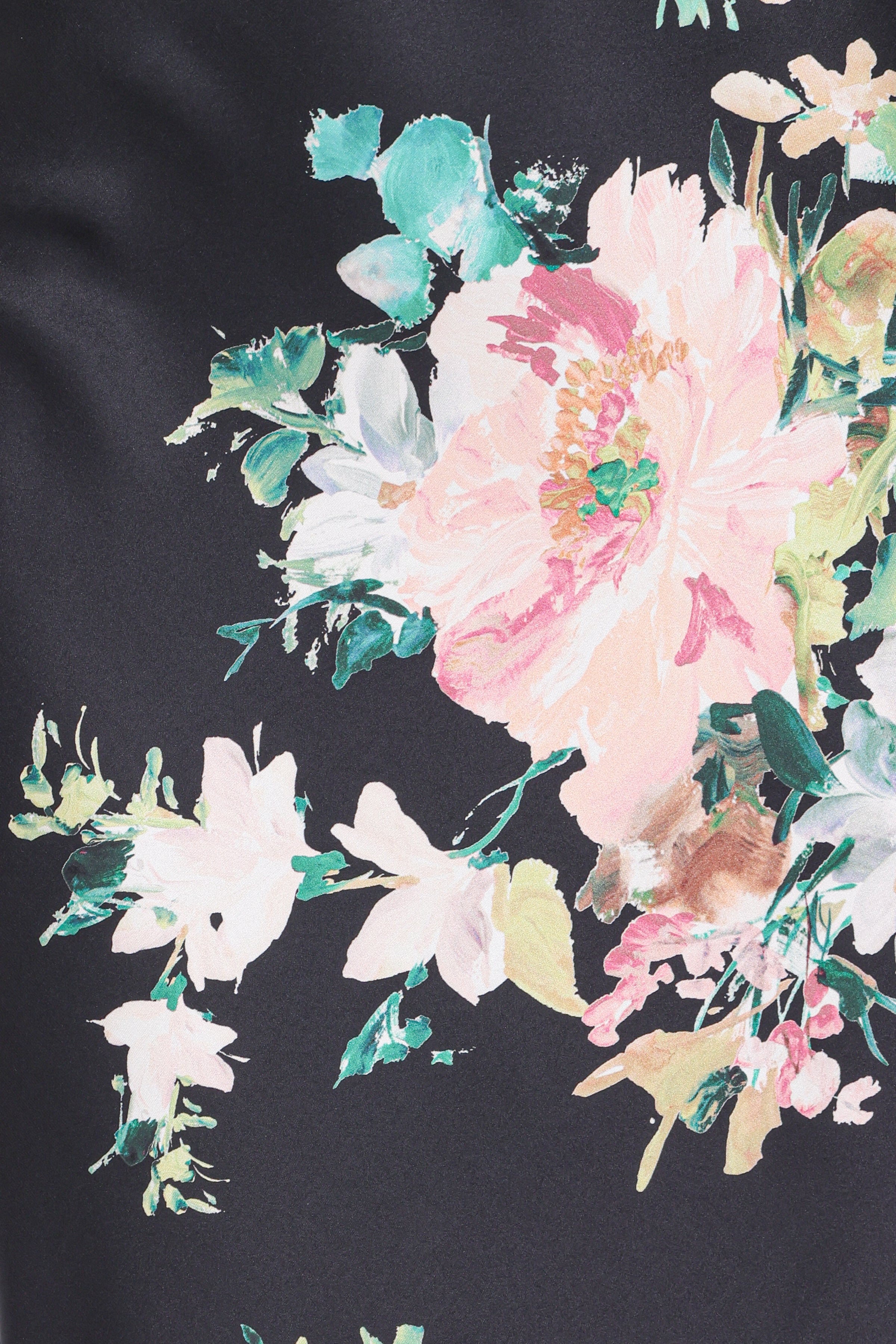 Petal and Pup USA DRESSES Anika Maxi Dress - Black Floral