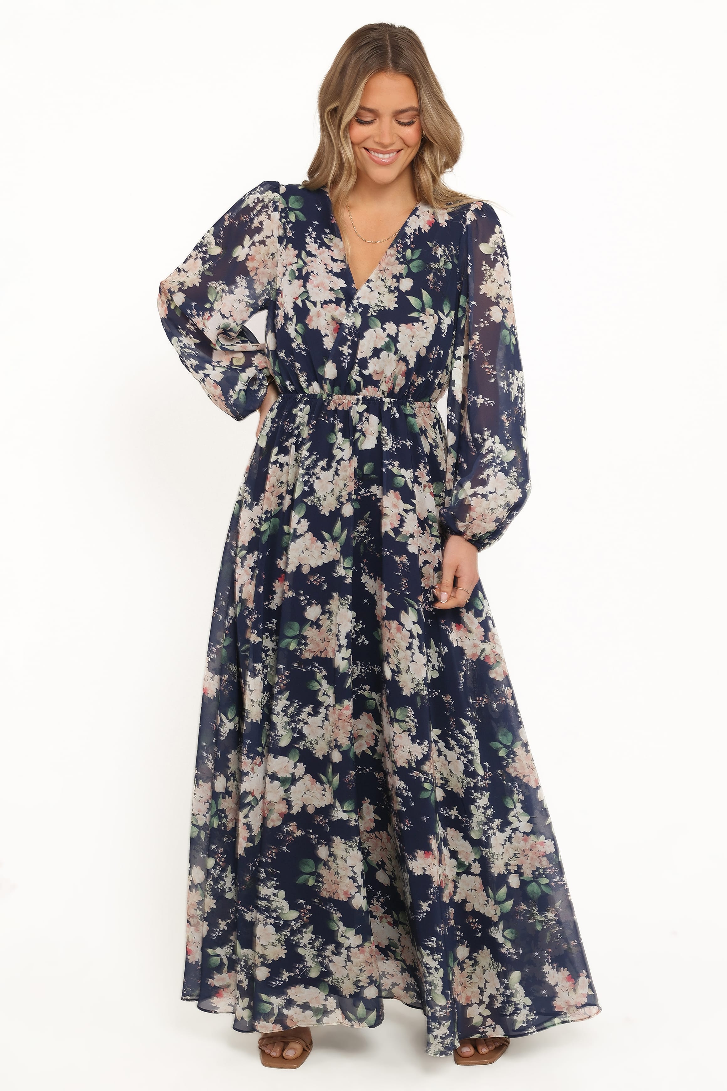 Anisa Maxi Dress - Navy Floral | Petal & Pup USA