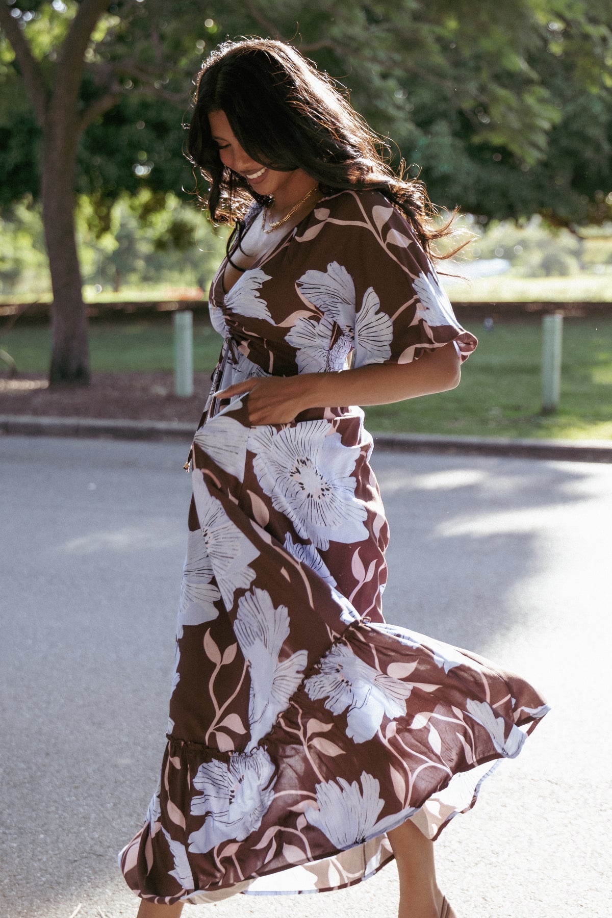 Annabella Maxi Dress - Blue Poppies | Petal & Pup USA Annabella Maxi Dress - Blue Poppies | Petal & Pup USA
