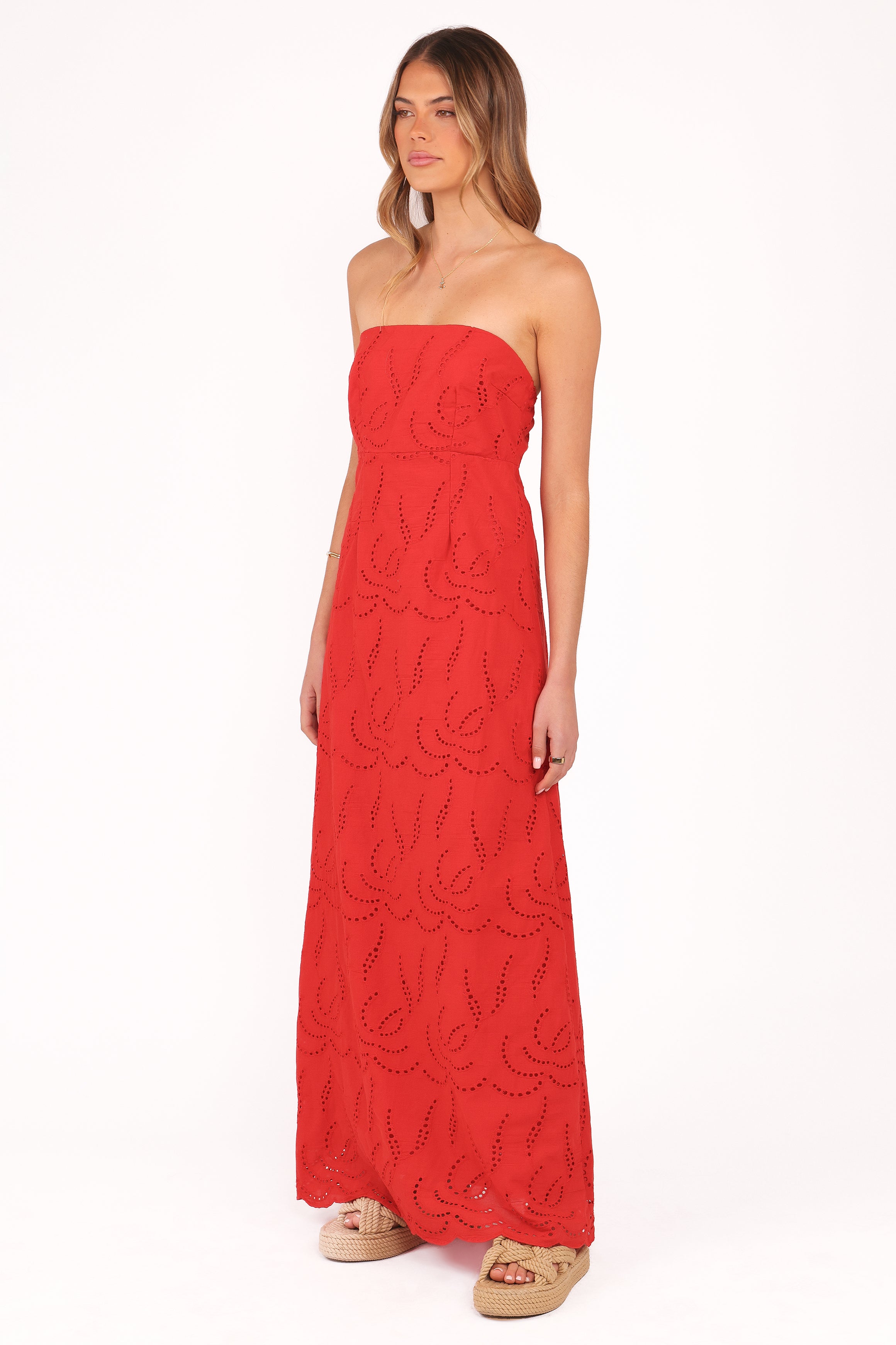 Petal and Pup USA DRESSES Annika Maxi Dress - Red