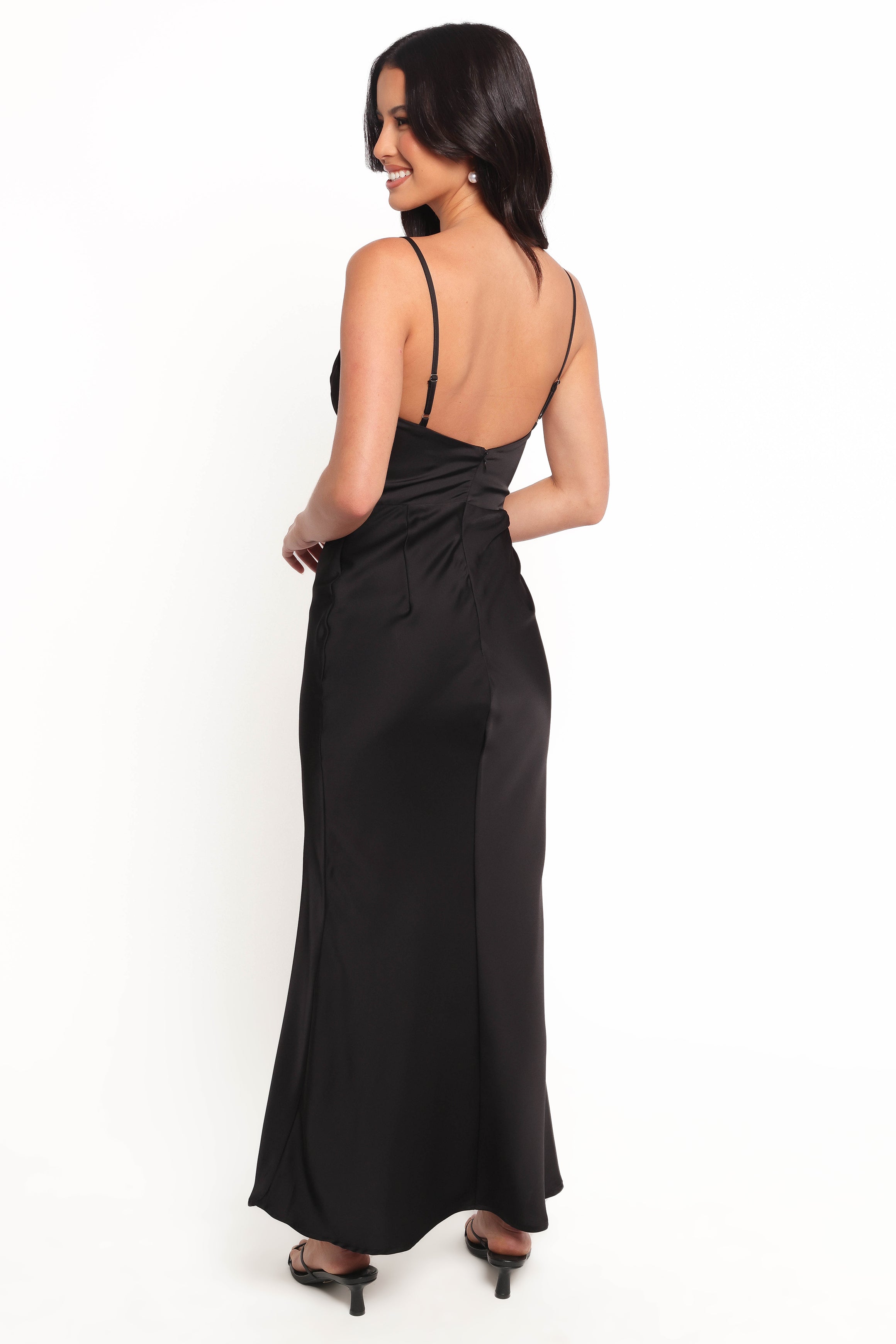 Petal and Pup USA DRESSES Antonia Midi Dress - Black