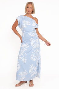 Petal and Pup USA DRESSES Apryl Midi Dress - Shell Print