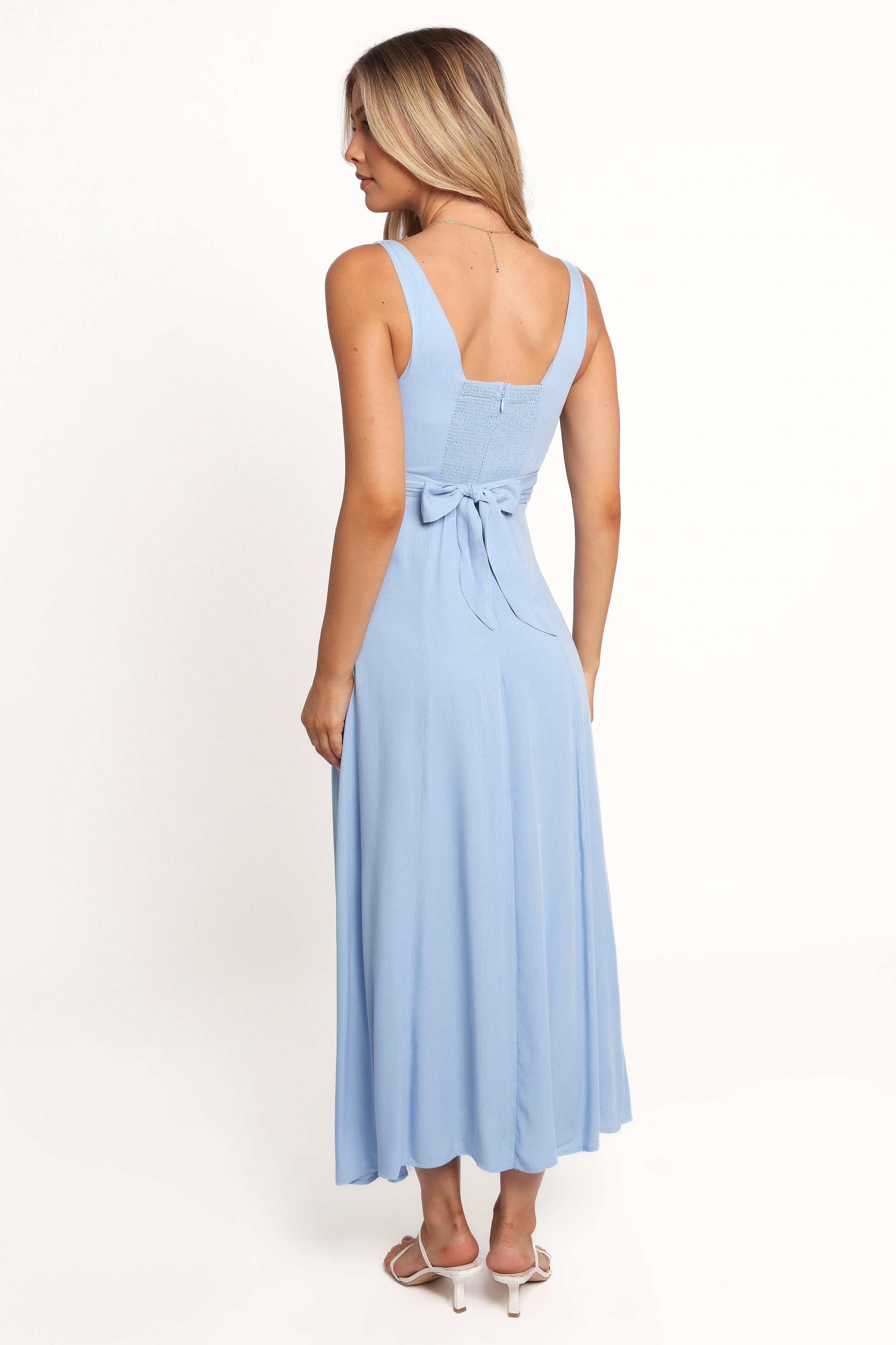 Petal and Pup USA DRESSES Archer Midi Dress - Cornflower Blue