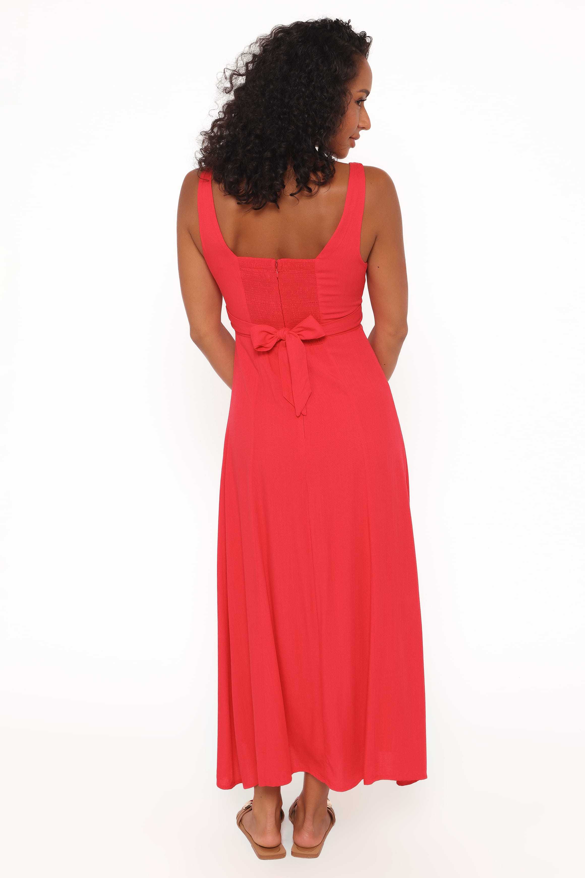 Petal and Pup USA DRESSES Archer Midi Dress - Red