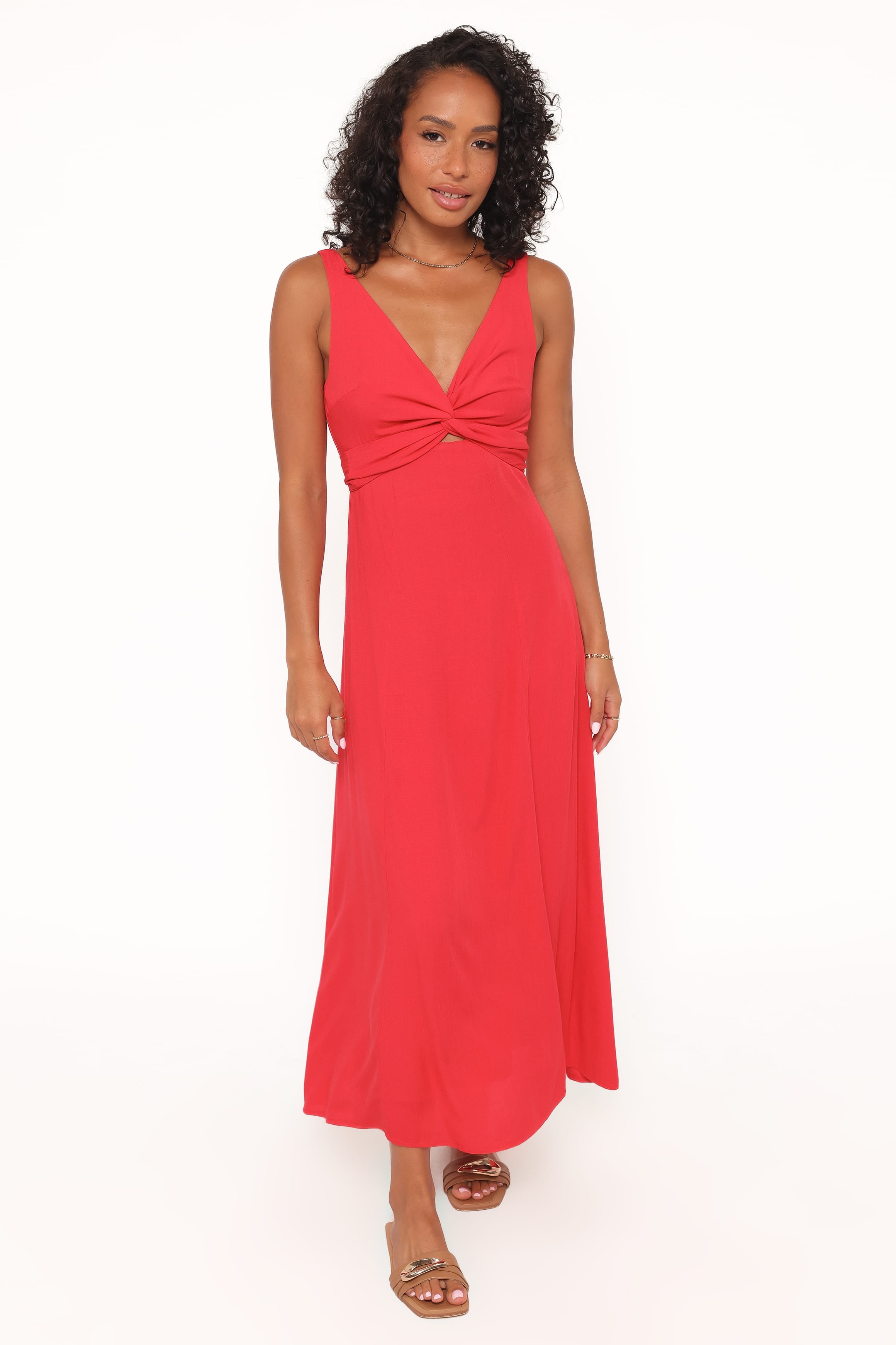 Petal and Pup USA DRESSES Archer Midi Dress - Red
