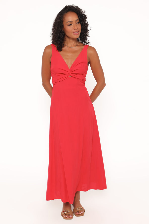 Petal and Pup USA DRESSES Archer Midi Dress - Red