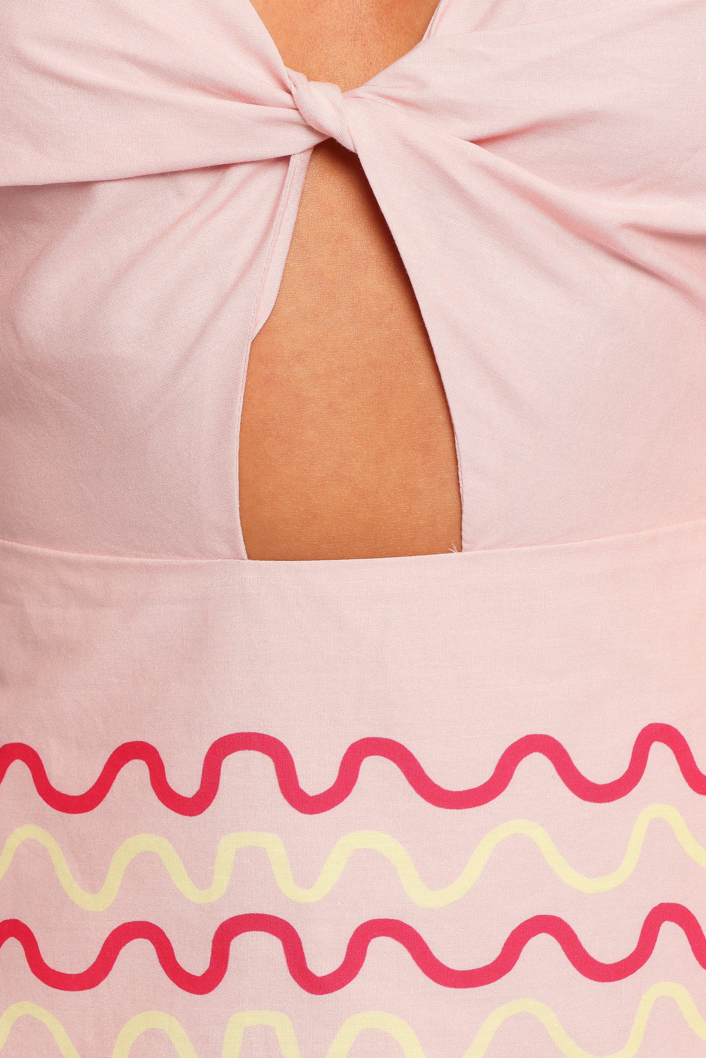 Petal and Pup USA DRESSES Ariarne Mini Dress - Pink Palm