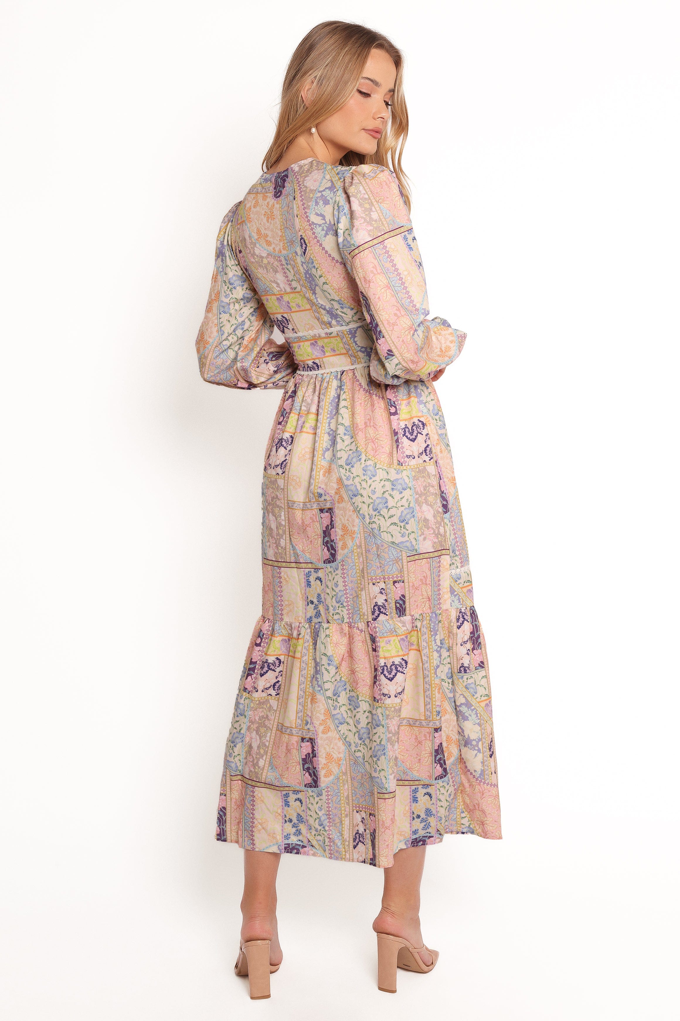 Petal and Pup USA DRESSES Ariella Maxi Dress - Patchwork (Hold for Rack)