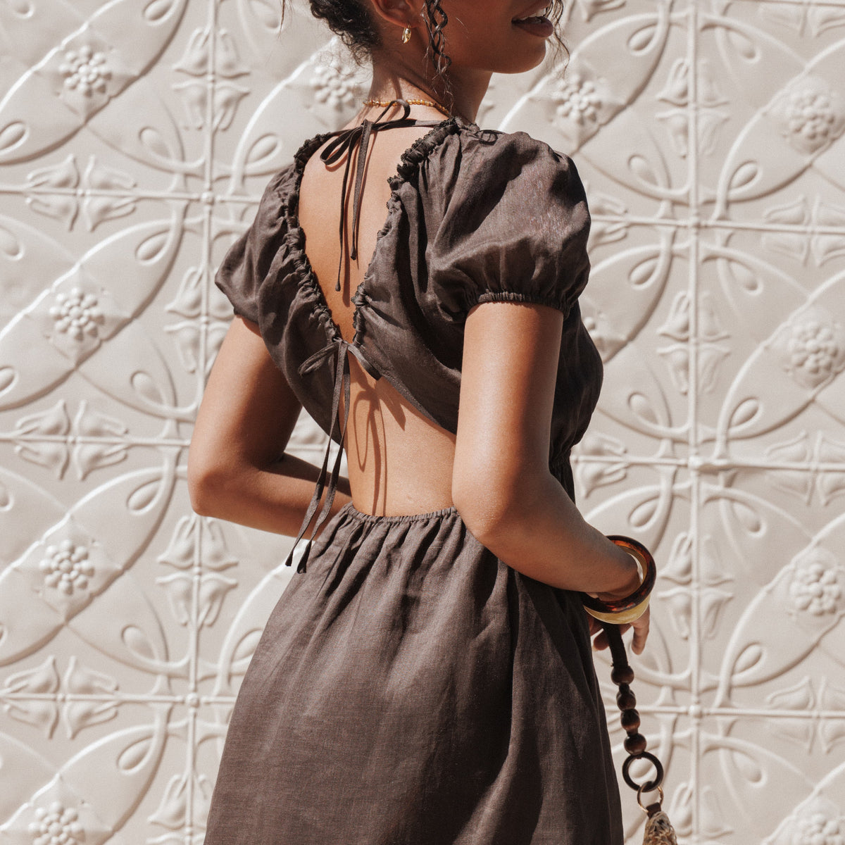 espresso mini dress Arista Mini Dress