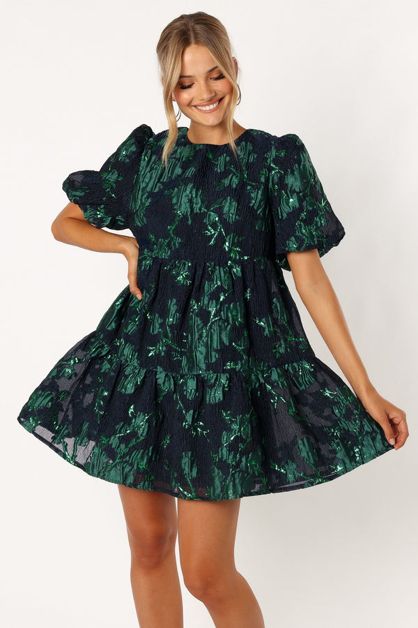 Petal and Pup USA DRESSES Arwen Mini Dress - Navy