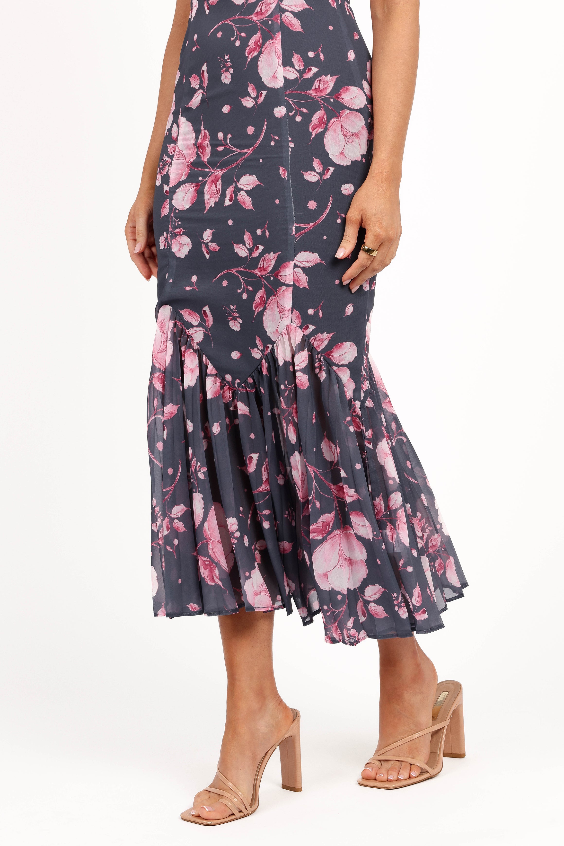 strapless open back dress Petal and Pup Women's Ashton Midi Dress