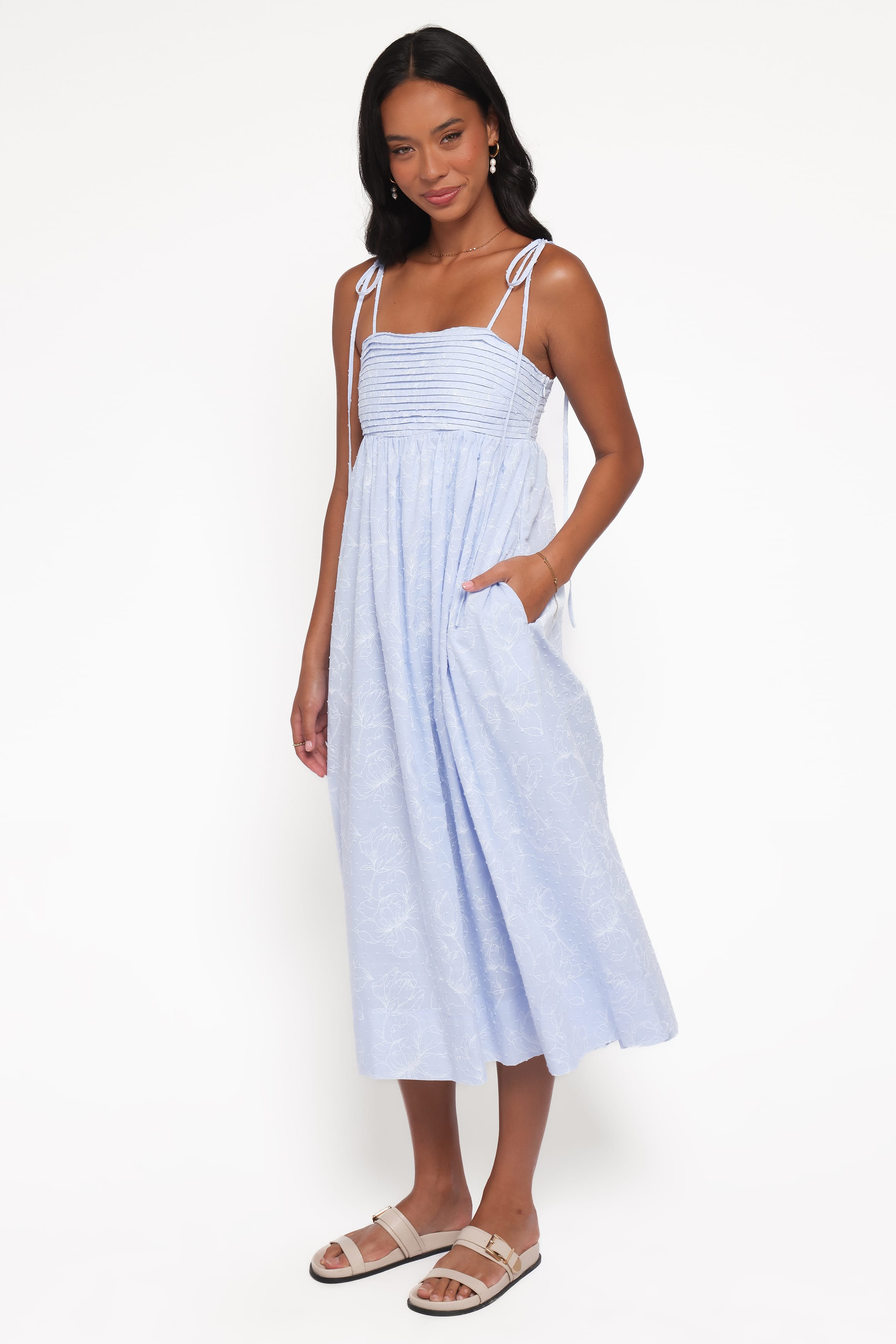 Petal and Pup USA DRESSES Ashtyn Maxi Dress - Cornflower Blue