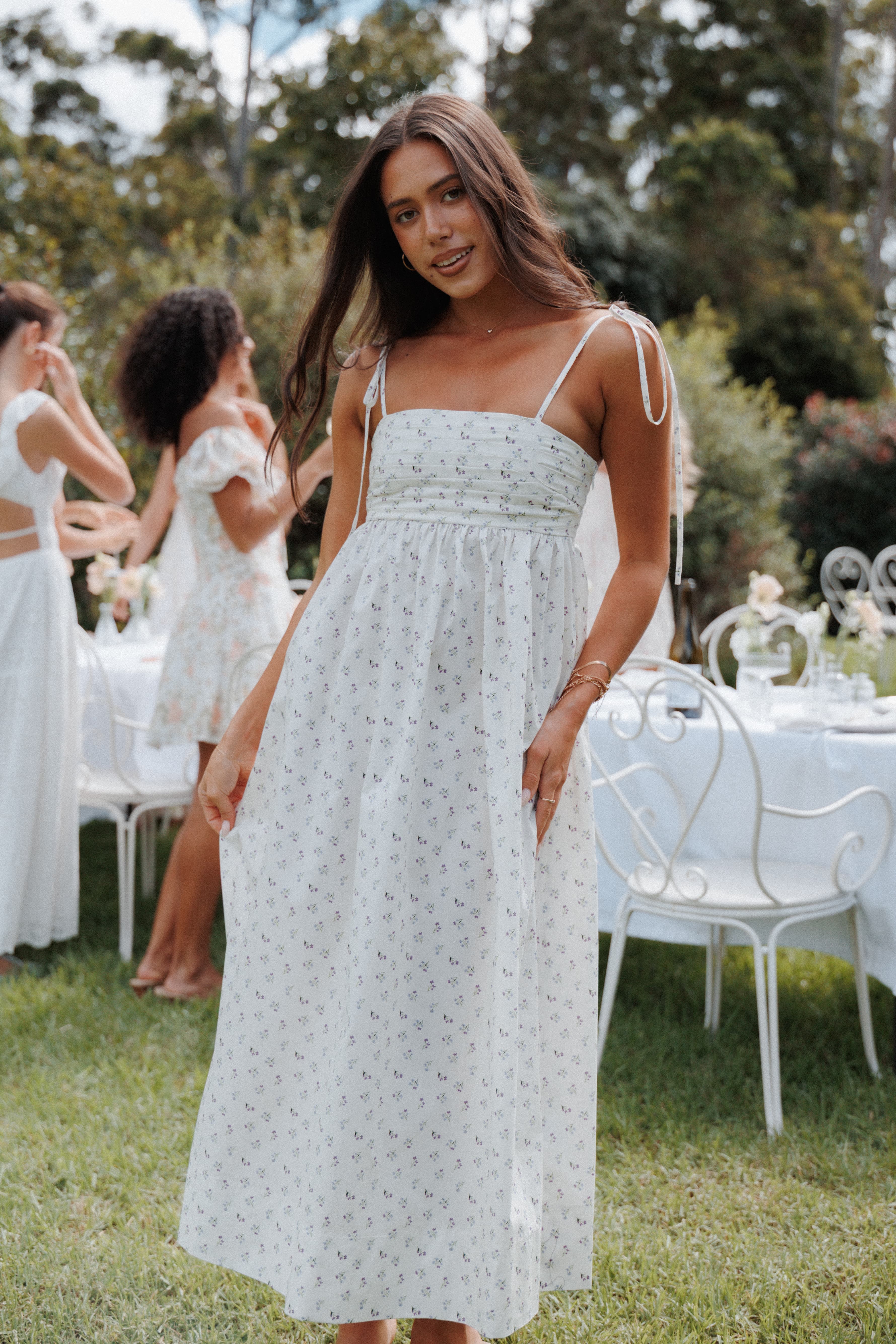 Ashtyn Maxi Dress - Purple Ditsy Floral | Petal & Pup USA