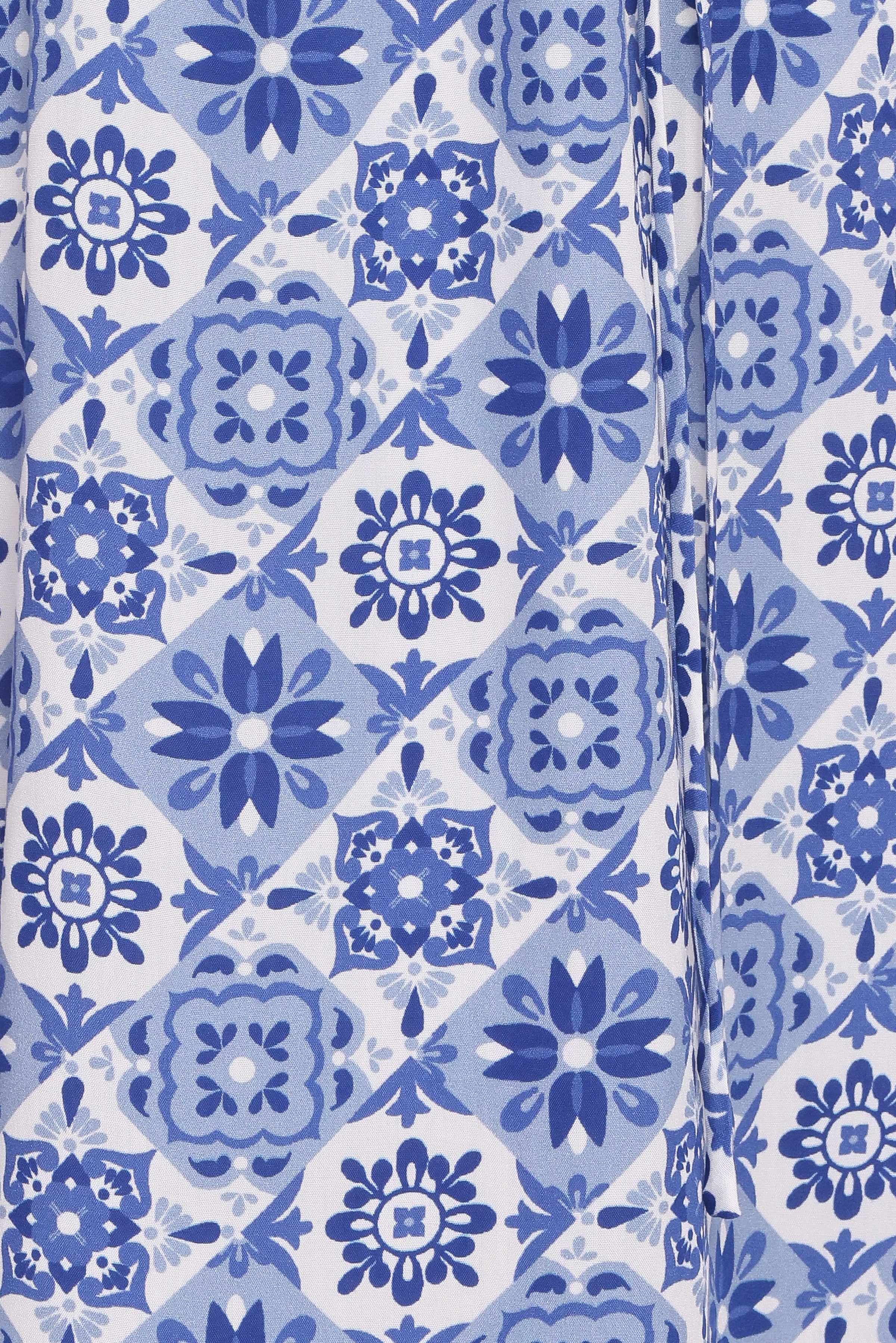 Petal and Pup USA DRESSES Aster Maxi Dress - Blue Tile