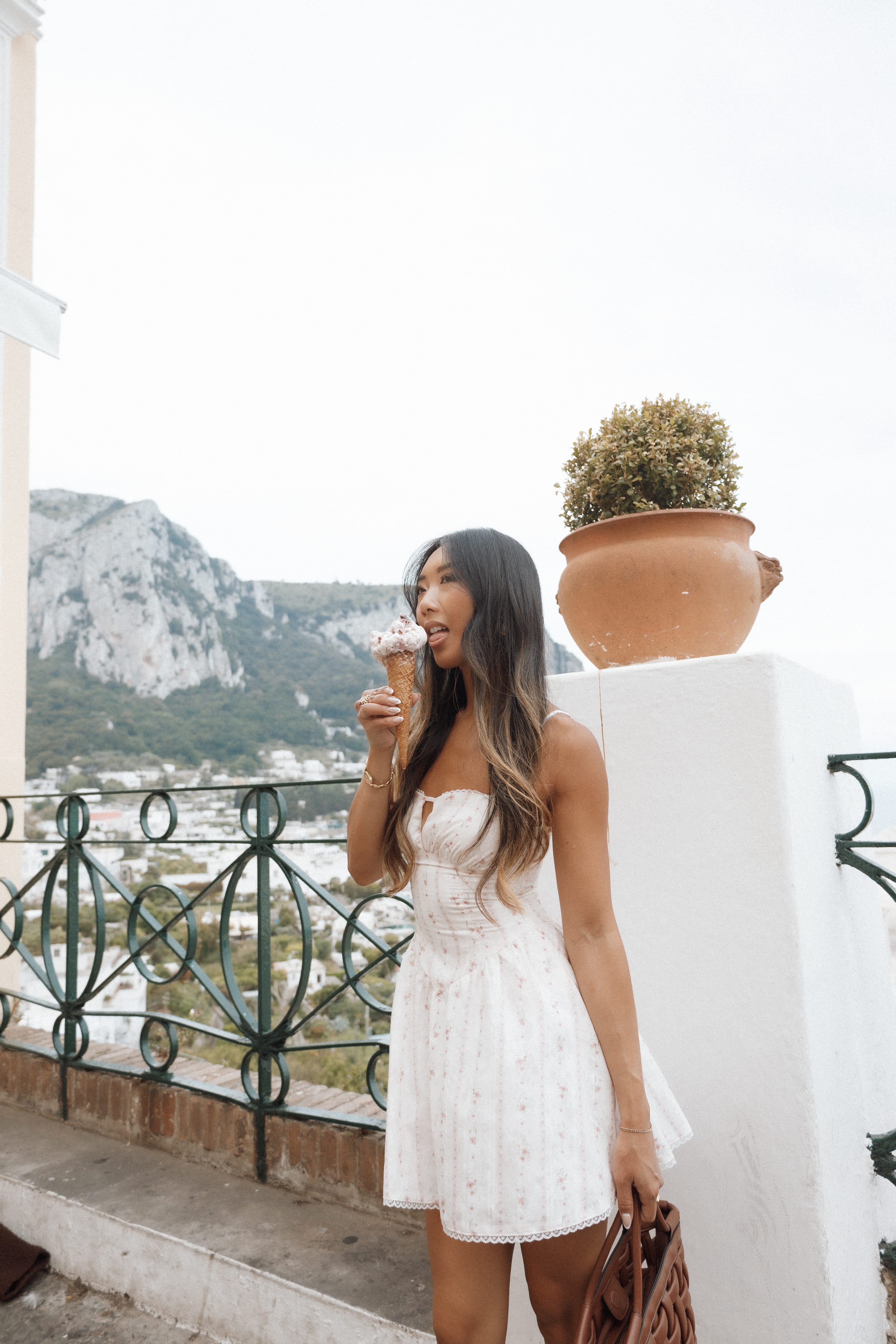 Athena Mini Dress - White Floral | Petal & Pup USA