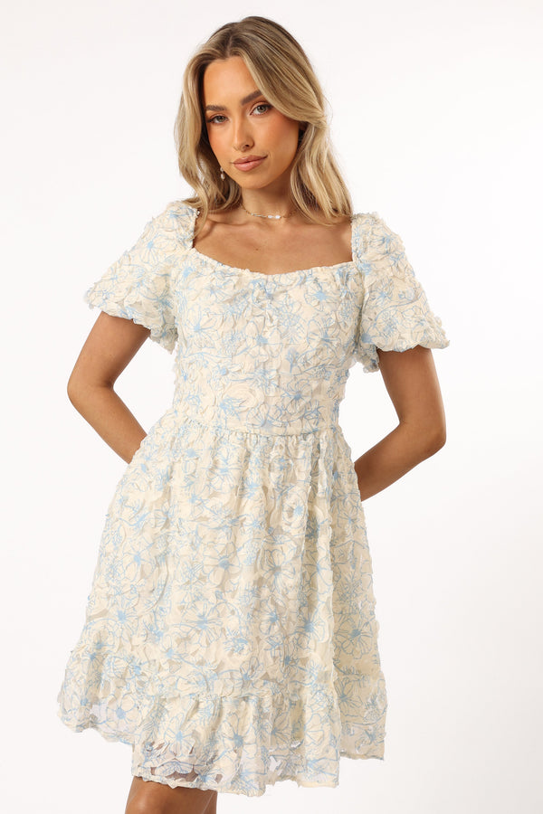 Petal and Pup USA DRESSES Atticus Mini Dress - Blue