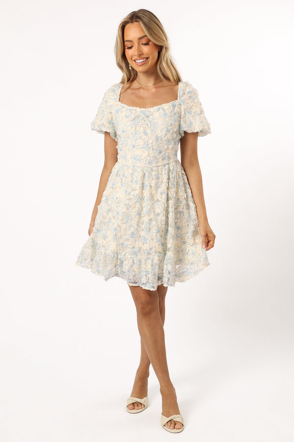 Petal and Pup USA DRESSES Atticus Mini Dress - Blue