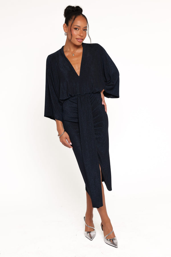 Petal and Pup USA DRESSES Audrina Maxi Dress - Midnight Blue