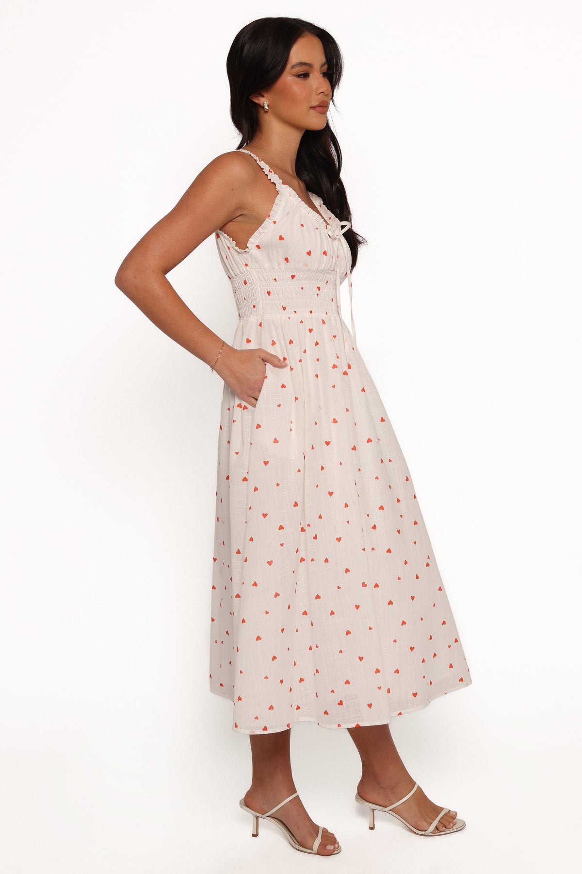 auguste daisy love midi dress Auguste Midi Dress - Ditsy Heart