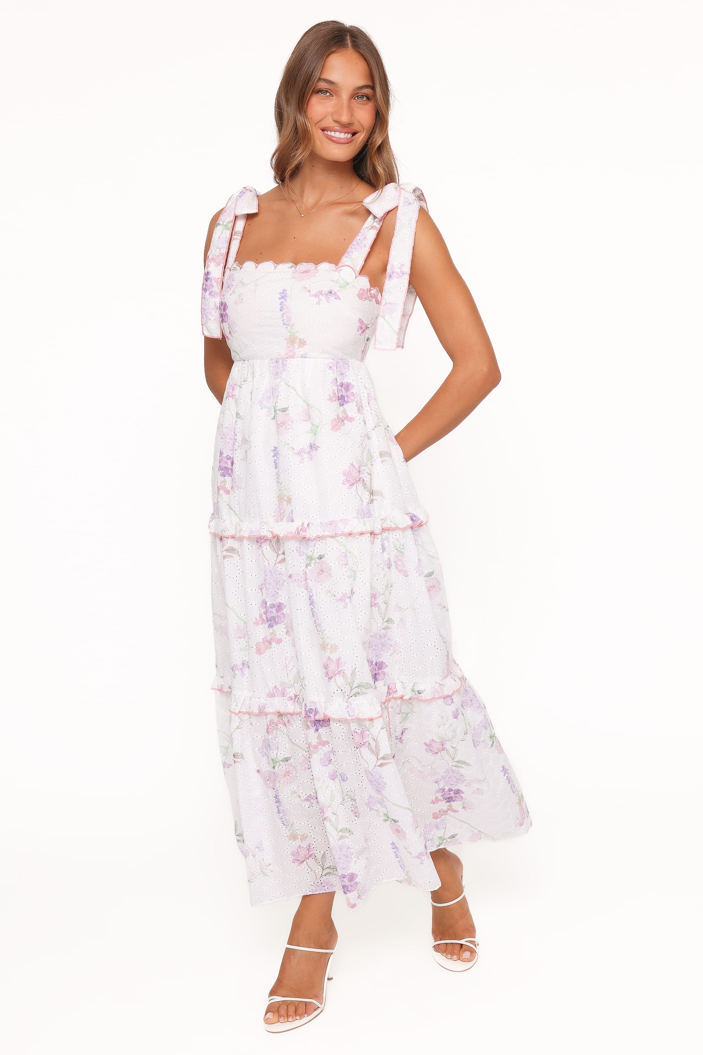 Aurelia Maxi Dress - Purple Floral | Petal & Pup USA