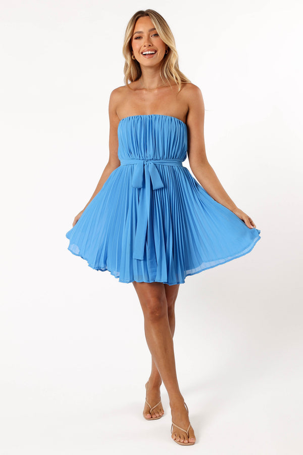 Petal and Pup USA DRESSES Austen Strapless Dress - Aqua