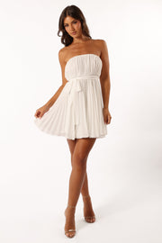Petal and Pup USA DRESSES Austen Strapless Dress - Off White