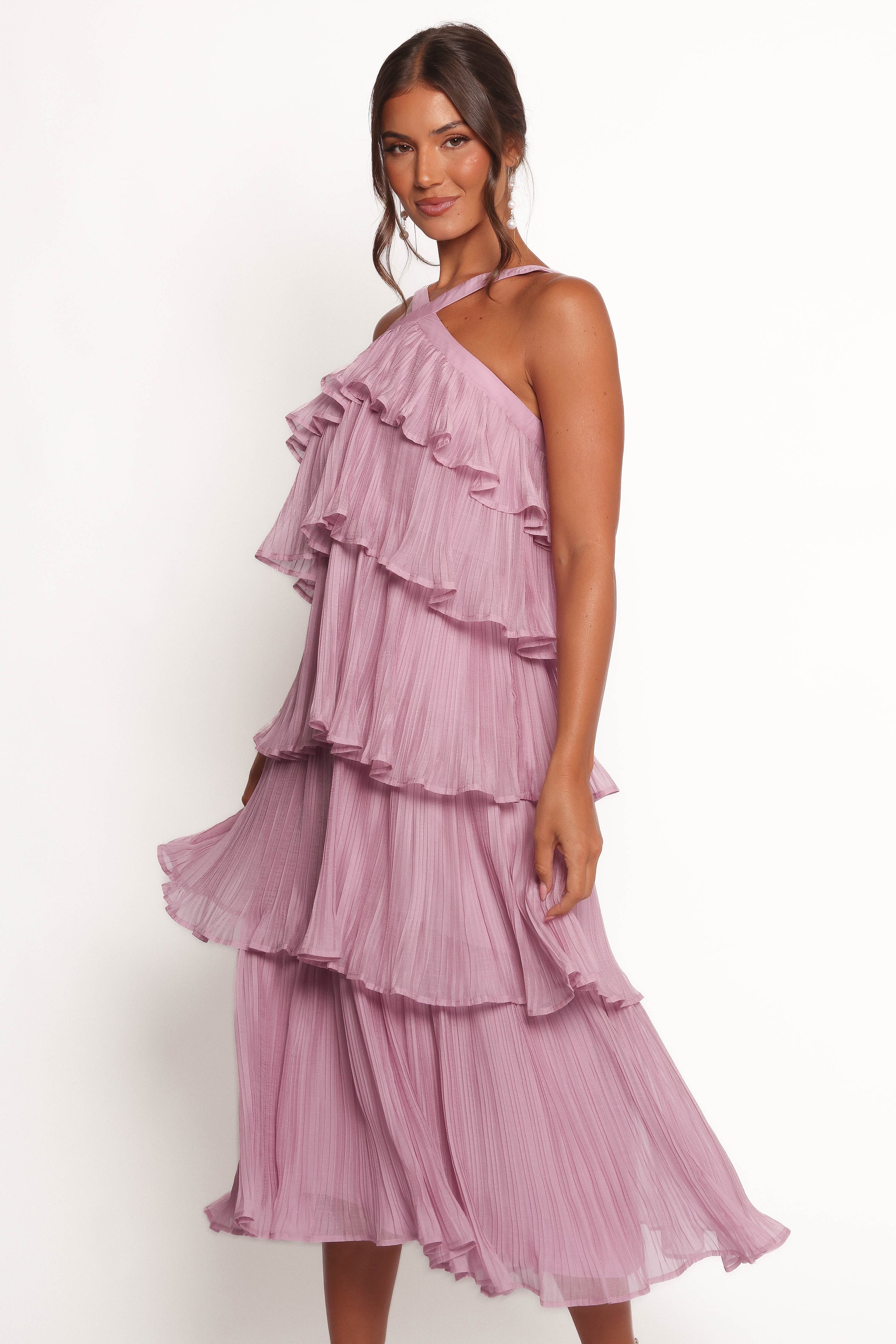 Petal and Pup USA DRESSES Aveline Midi Dress - Lilac