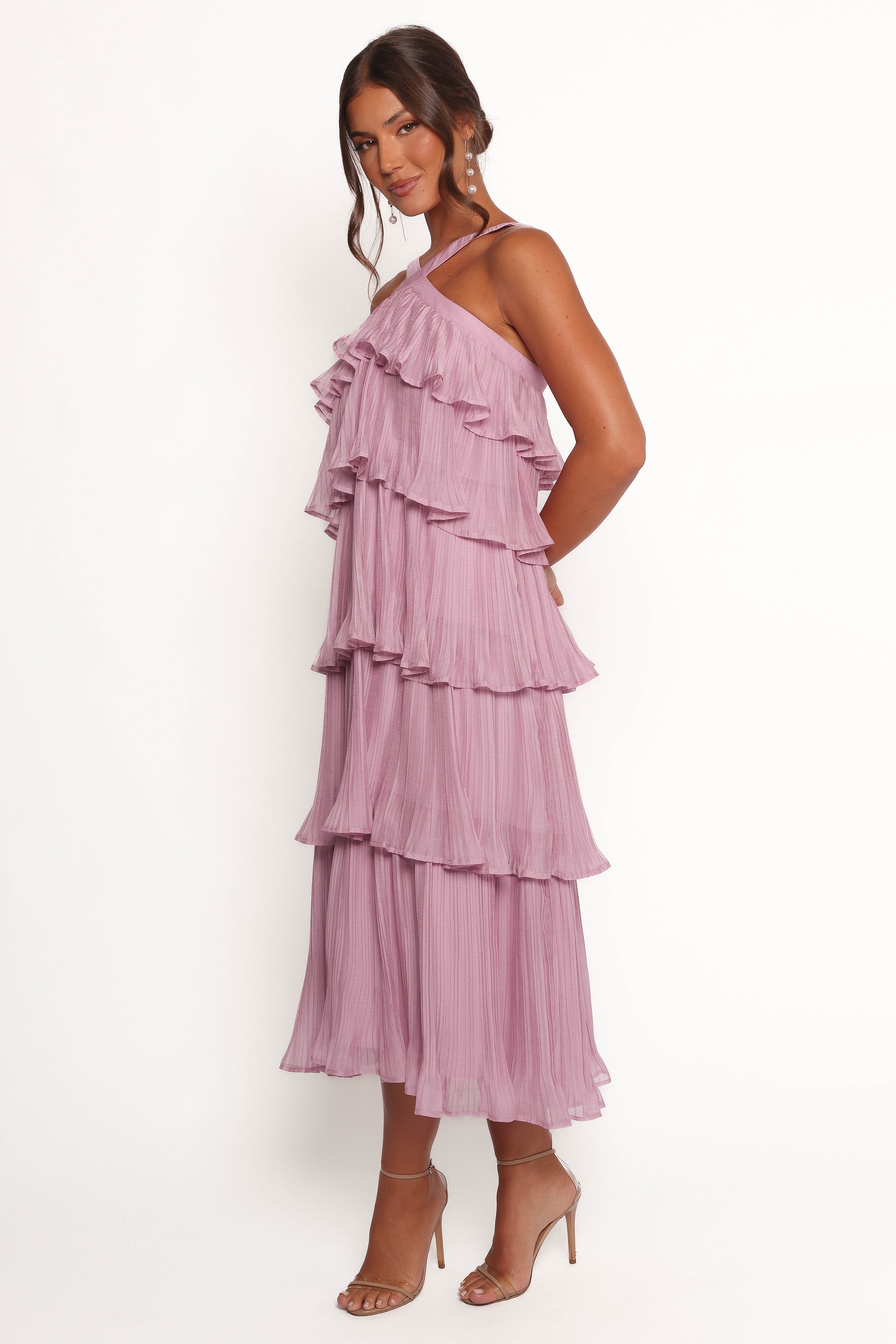 Petal and Pup USA DRESSES Aveline Midi Dress - Lilac