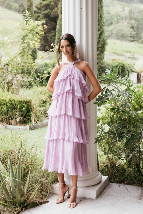 Aveline Midi Dress - Lilac | Petal & Pup USA Aveline Midi Dress - Lilac | Petal & Pup USA