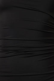 Petal and Pup USA DRESSES Avila One Shoulder Maxi Dress - Black