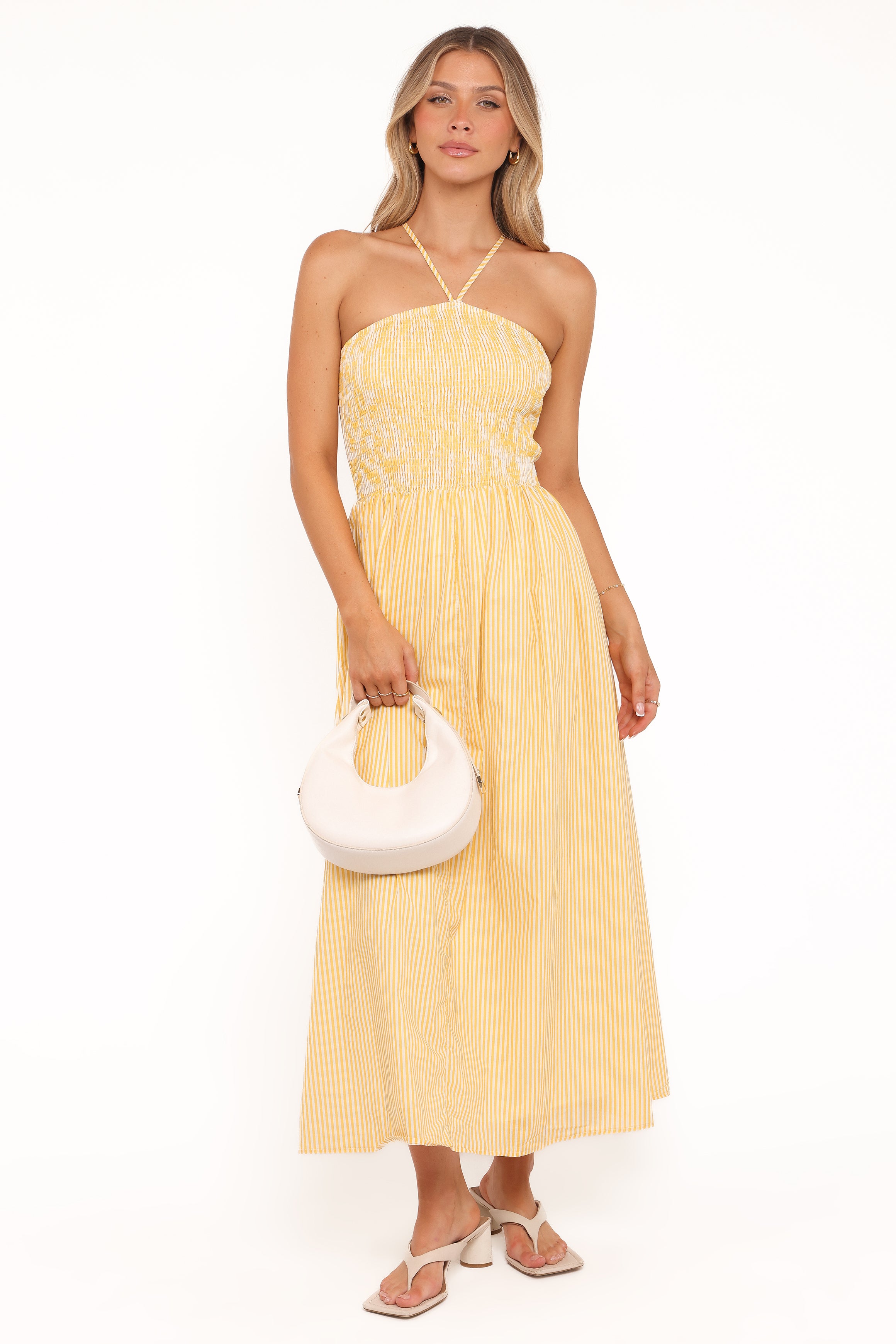 Aviva Smocked Midi Dress