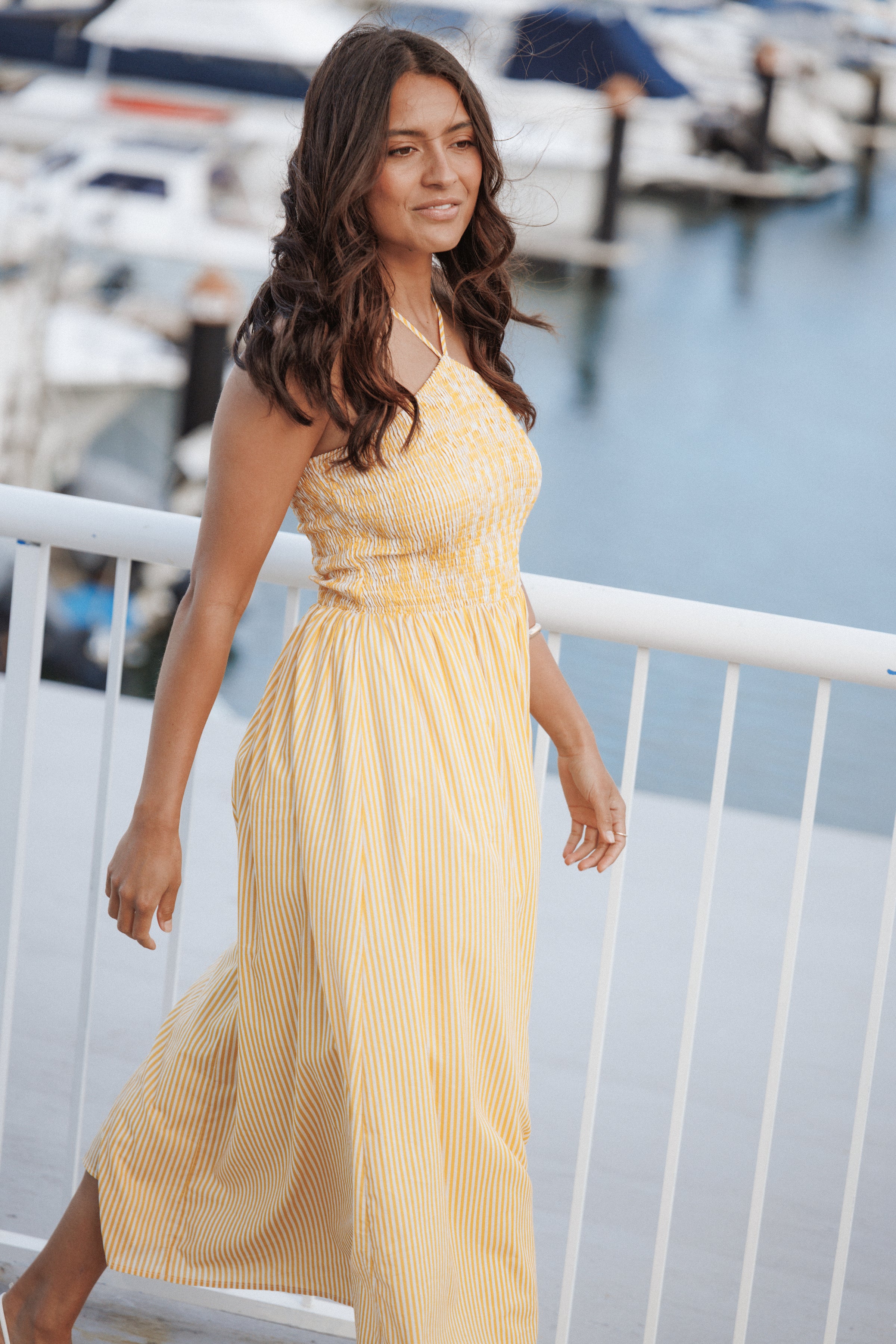 aviva bridesmaid dresses Aviva Smocked Midi Dress